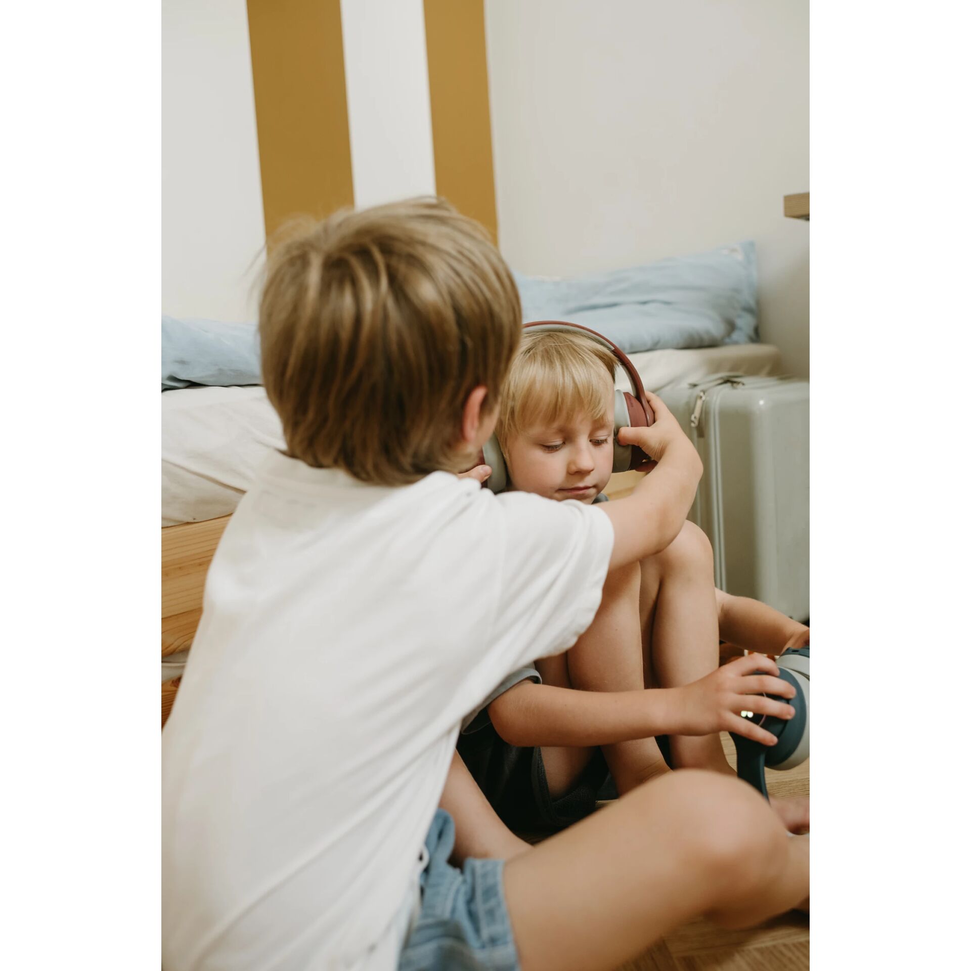 Kinder, Kopfhörer, Bluetooth, Spielzeug, Zimmer