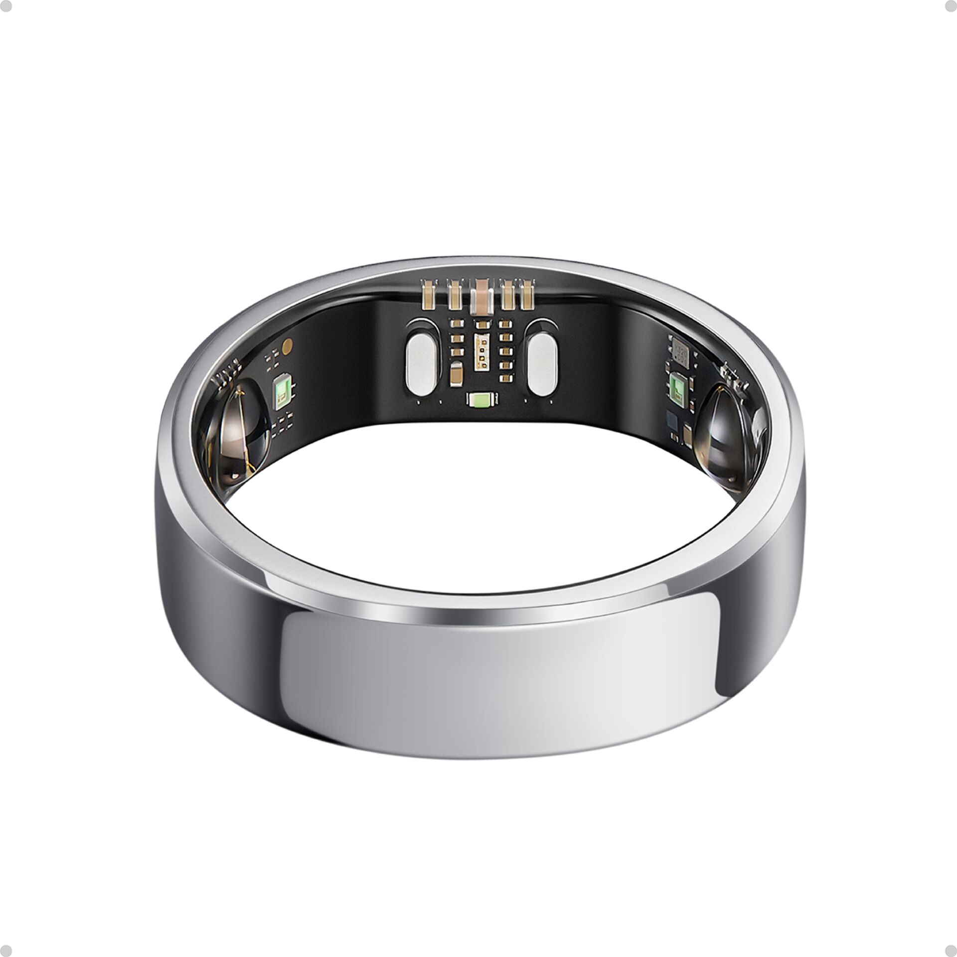 Ring, Smartwatchtaugliche, Ladekontakt, Metallisch, Schaltkreis