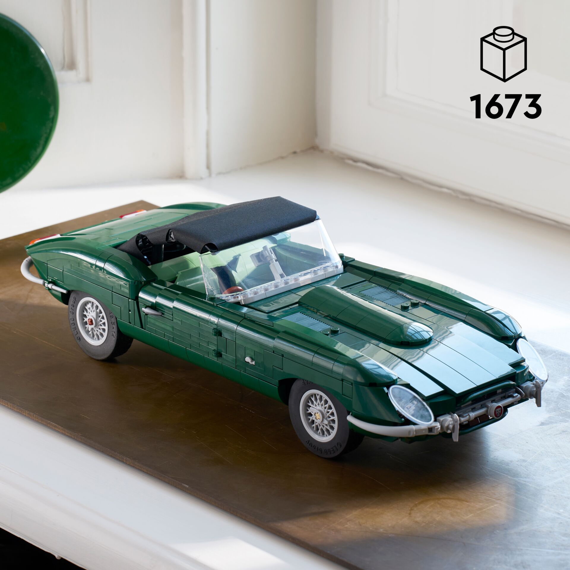 Lego-Auto, Grünes Auto, Cabrio, Modellauto, Maßstabsmodell