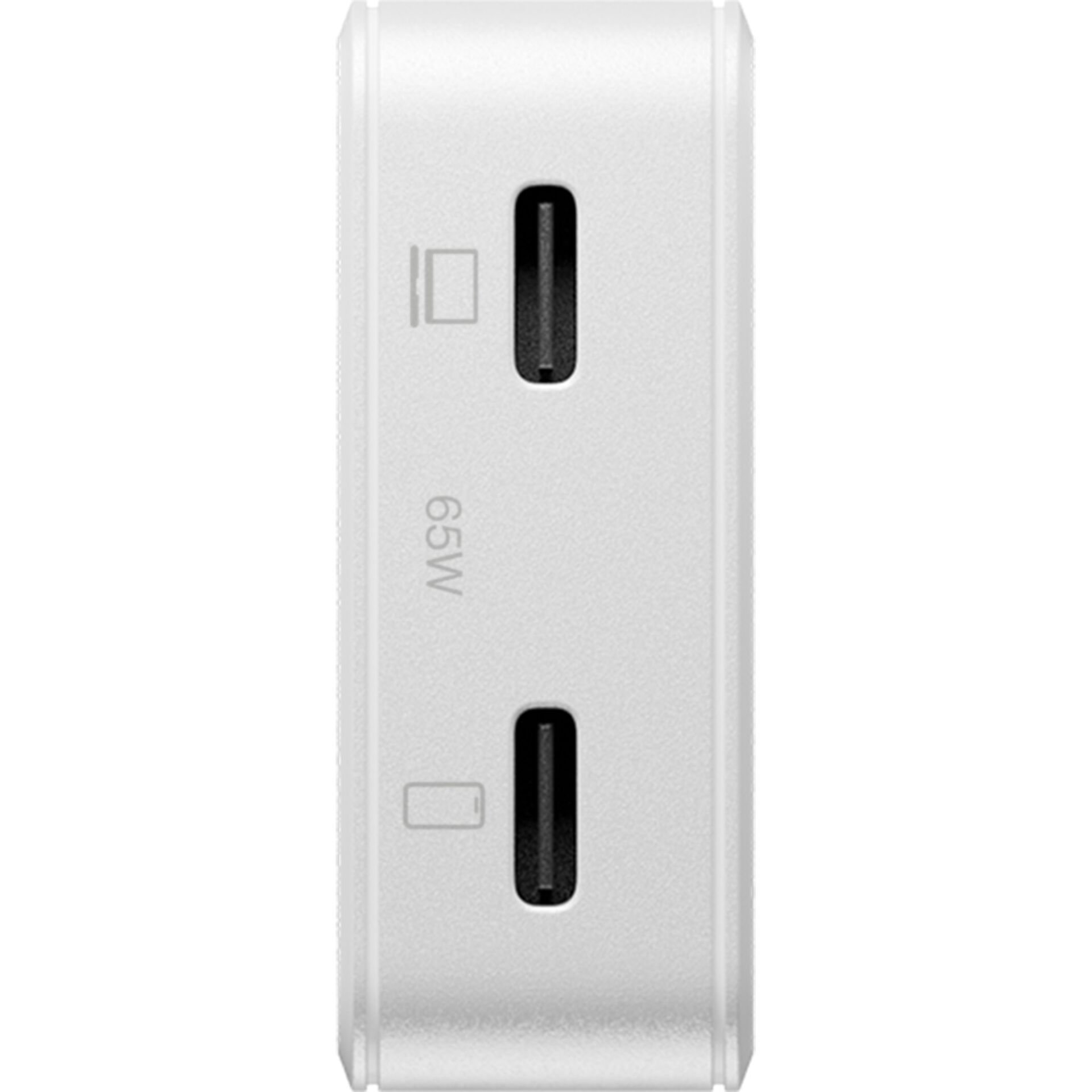 USB-C Ladegerät, Netzteil, 65W, Wandstecker, Dual-Port