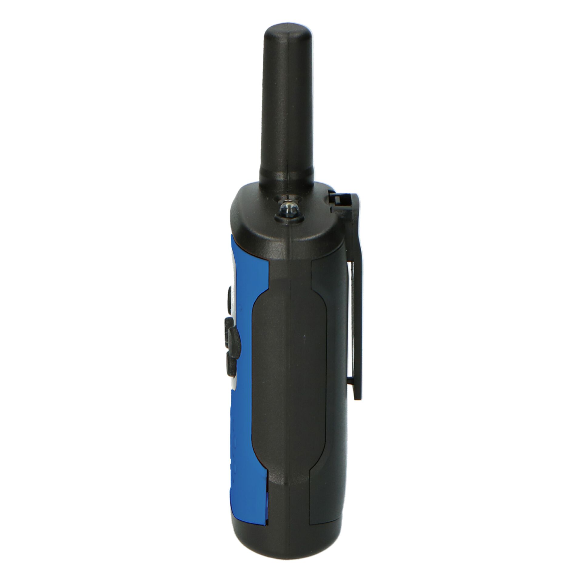 Walkie Talkie, Handheld Radio, Blue black, Antenna stick, Compact device