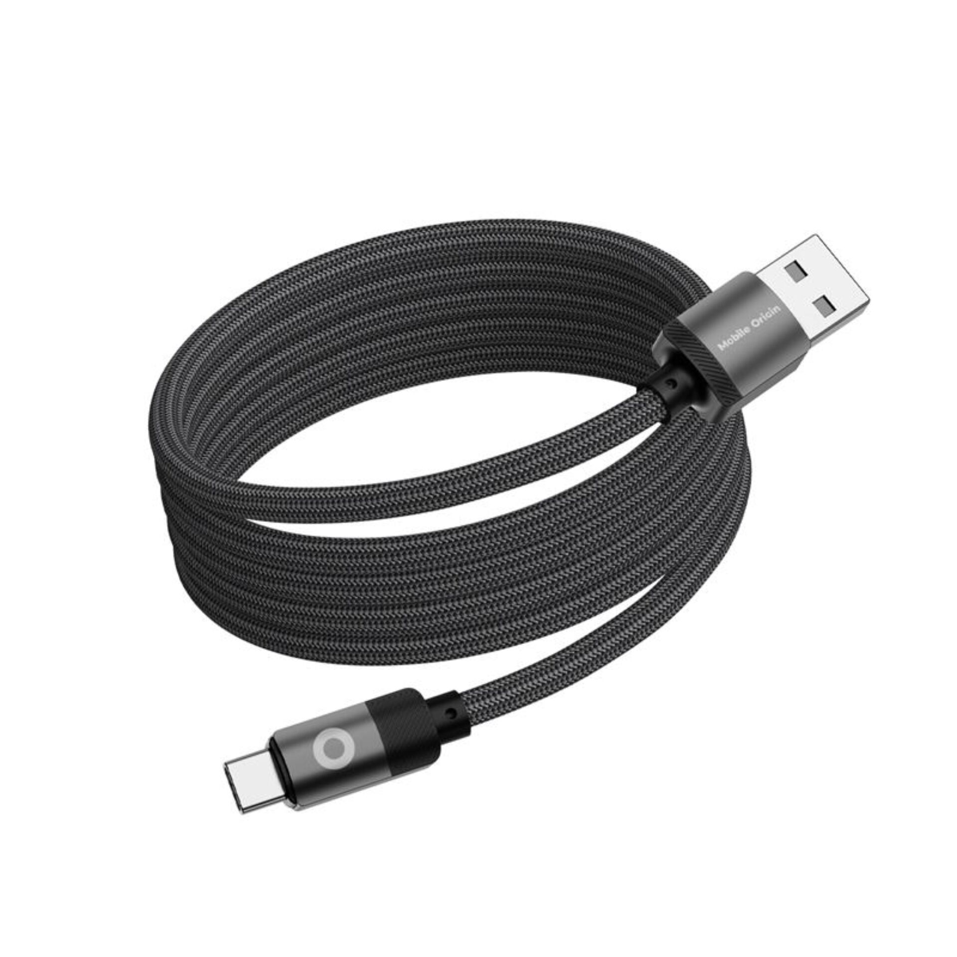 USB-C Kabel, geflochtenes Kabel, Ladekabel, Datenkabel, USB-A zu USB-C