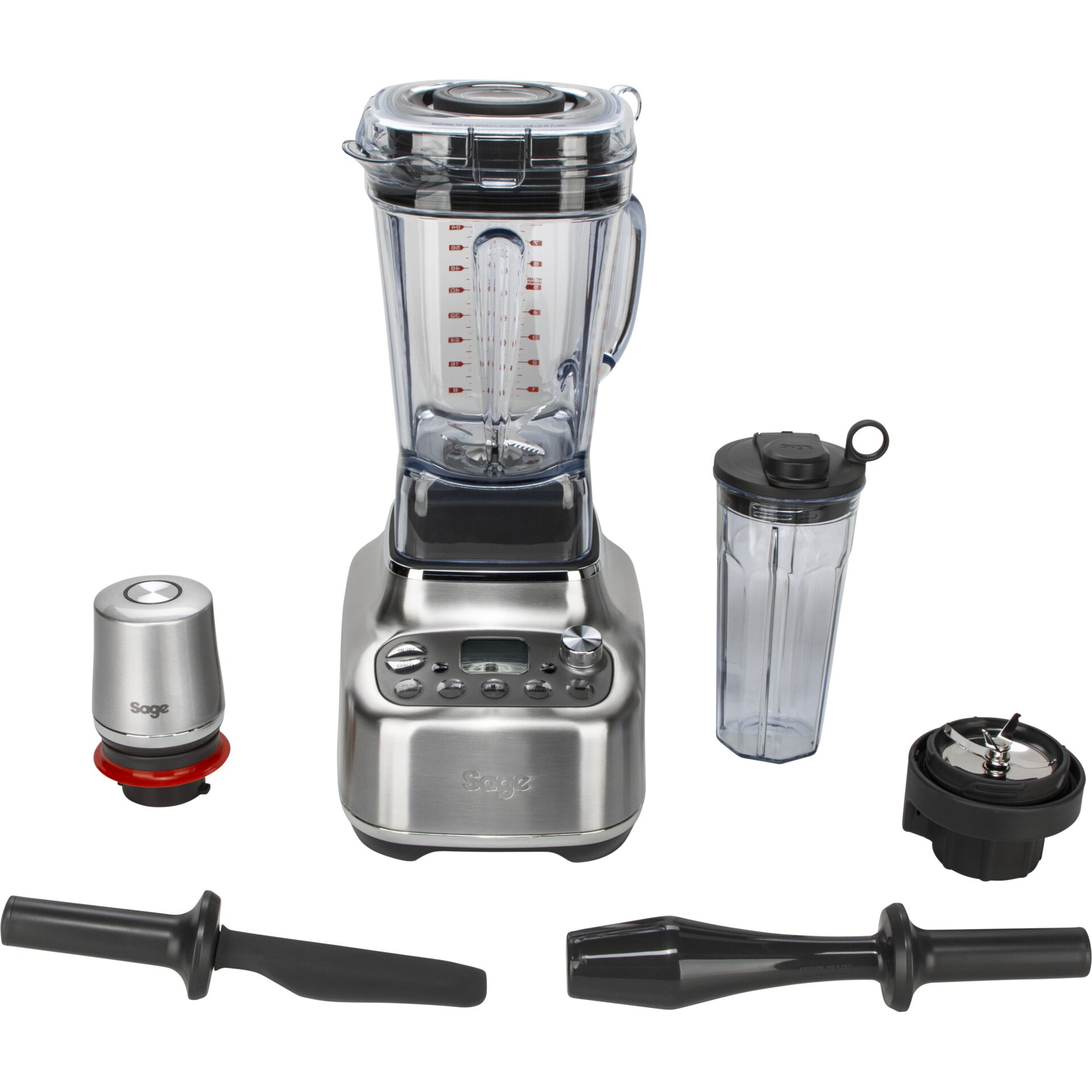Mixer, Blender, Edelstahl, Glasbehälter, Zubehör