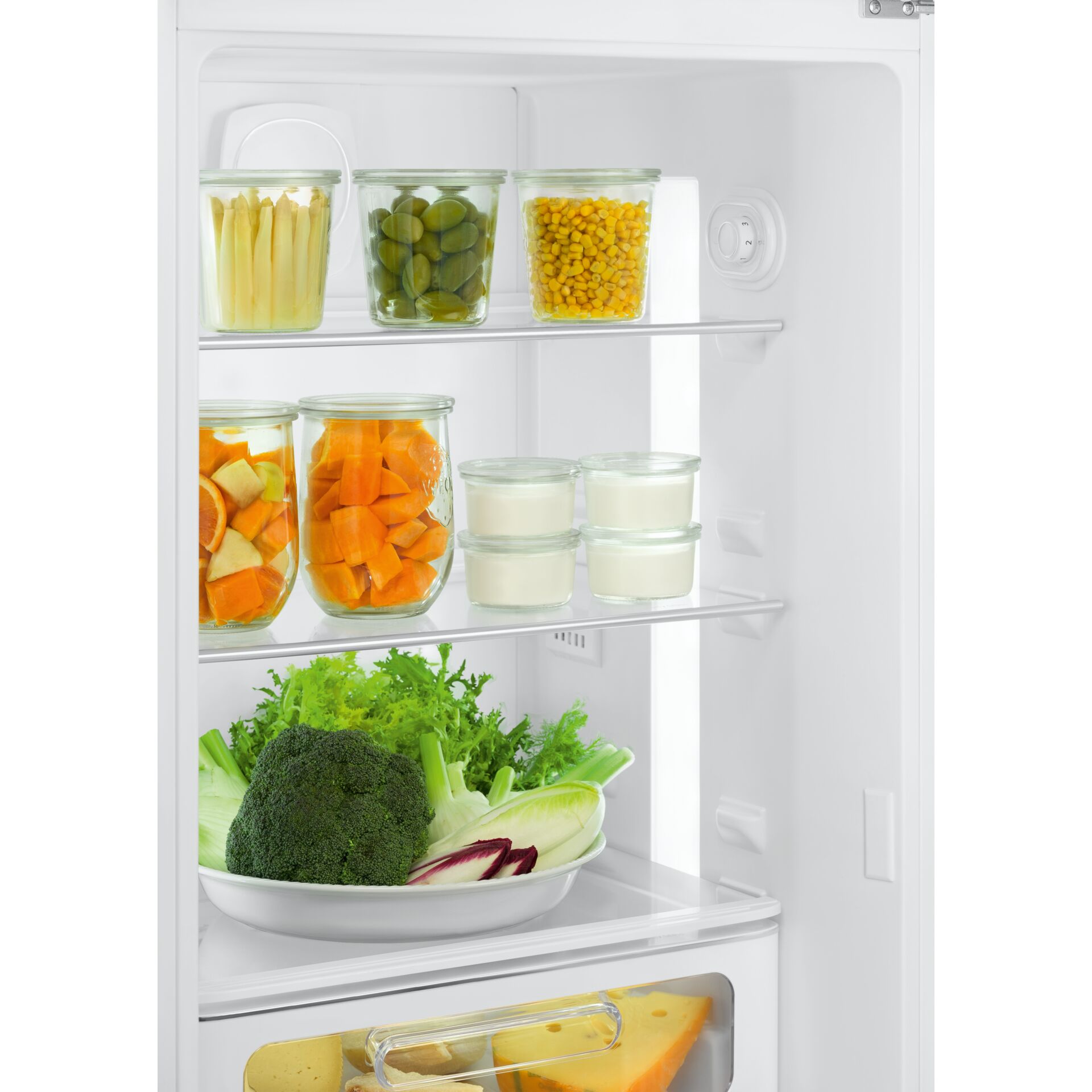 Fridge, Kühlgerät, Glasbehälter, Gemüse, Frischhalteglas