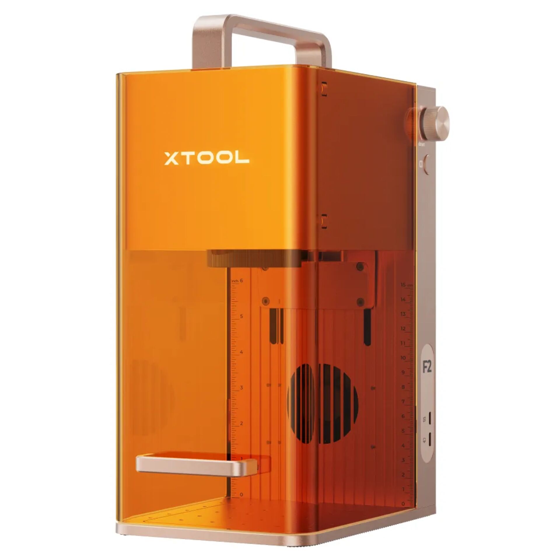 3D-Drucker, XT00L, orange Gehäuse, Desktop-Drucker, Baut volume