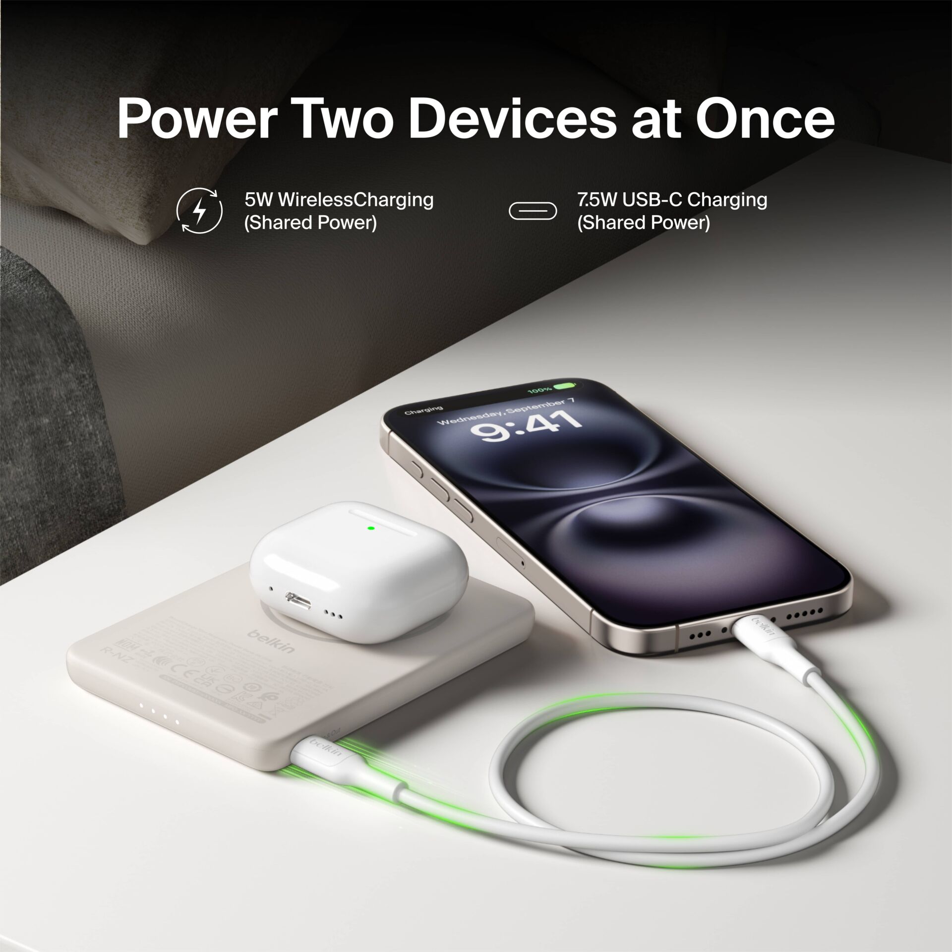 drahtlose lade, airpods hülle, iphone ladem, usb-c kabel, induktives laden