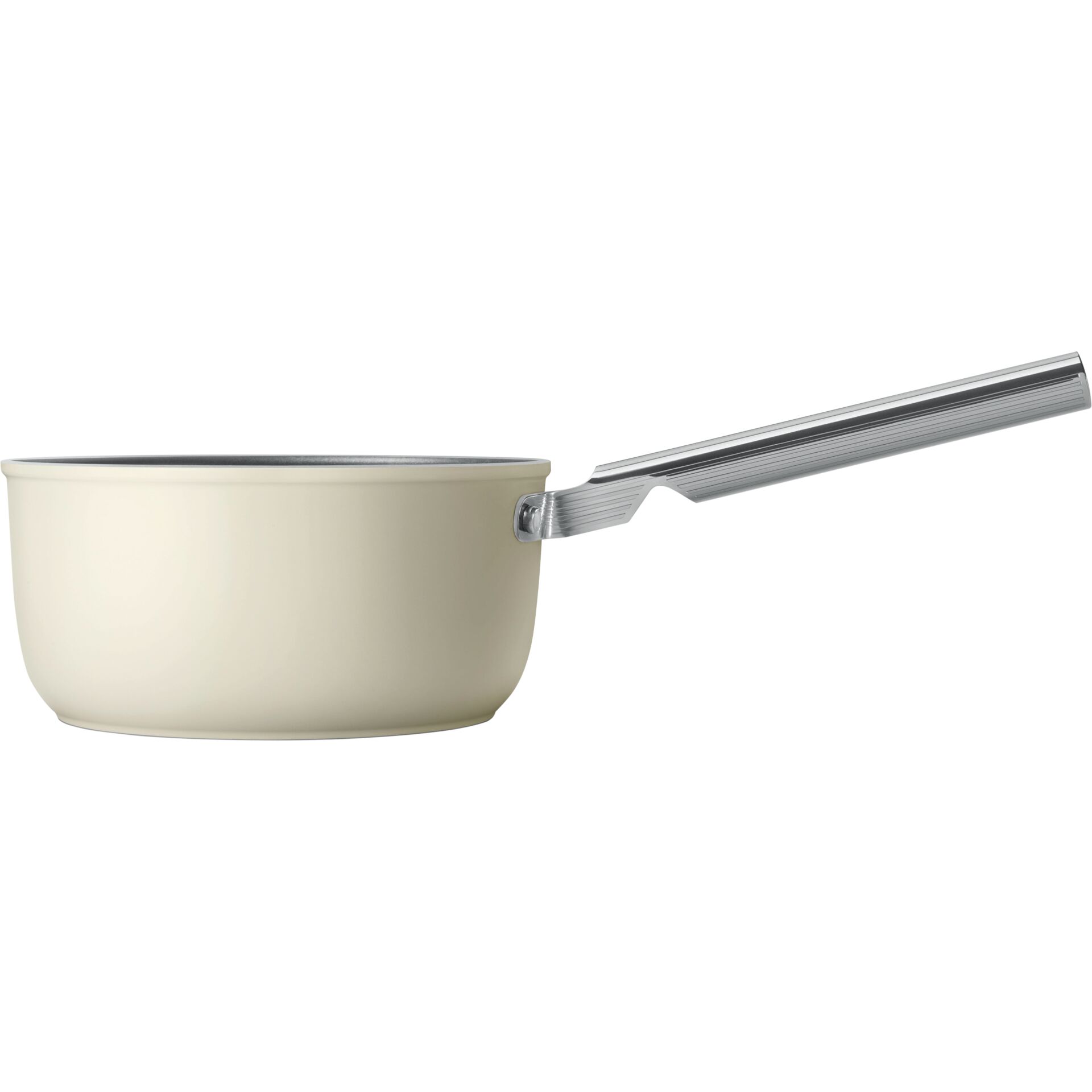 Topf, Pfanne, Imitat Edelstahl, Hitzebeständig, Griff aus Metall