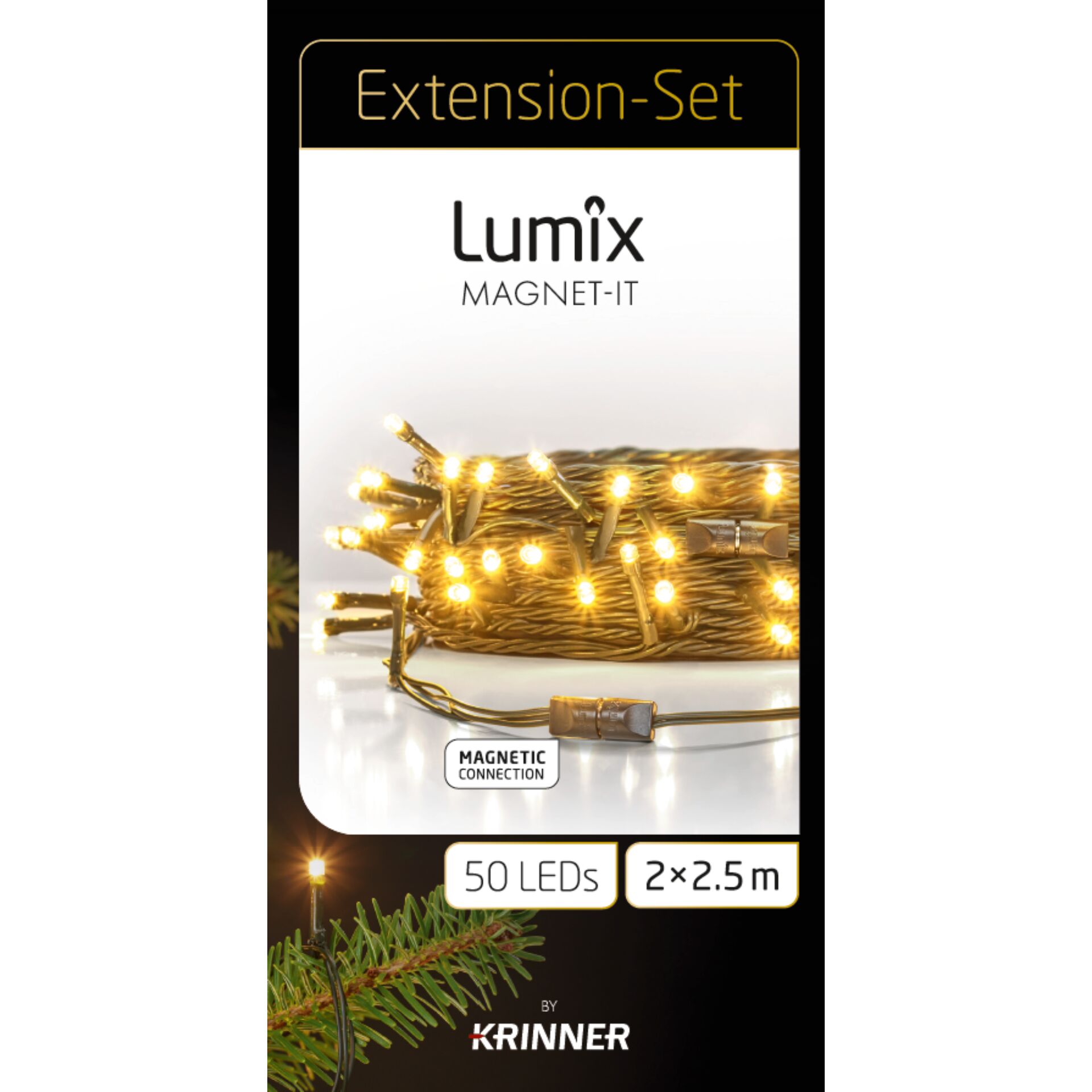 Krinner Lumix Magnet IT verl.  Lichterkette Erweiterung