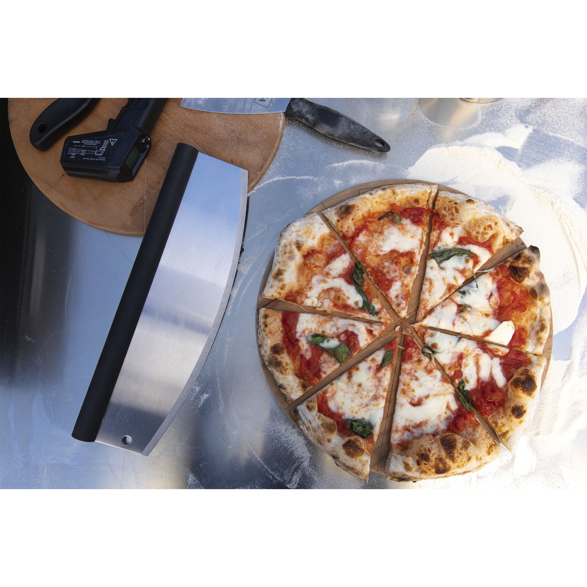 Essen, Pizza, Präsentation des Essens