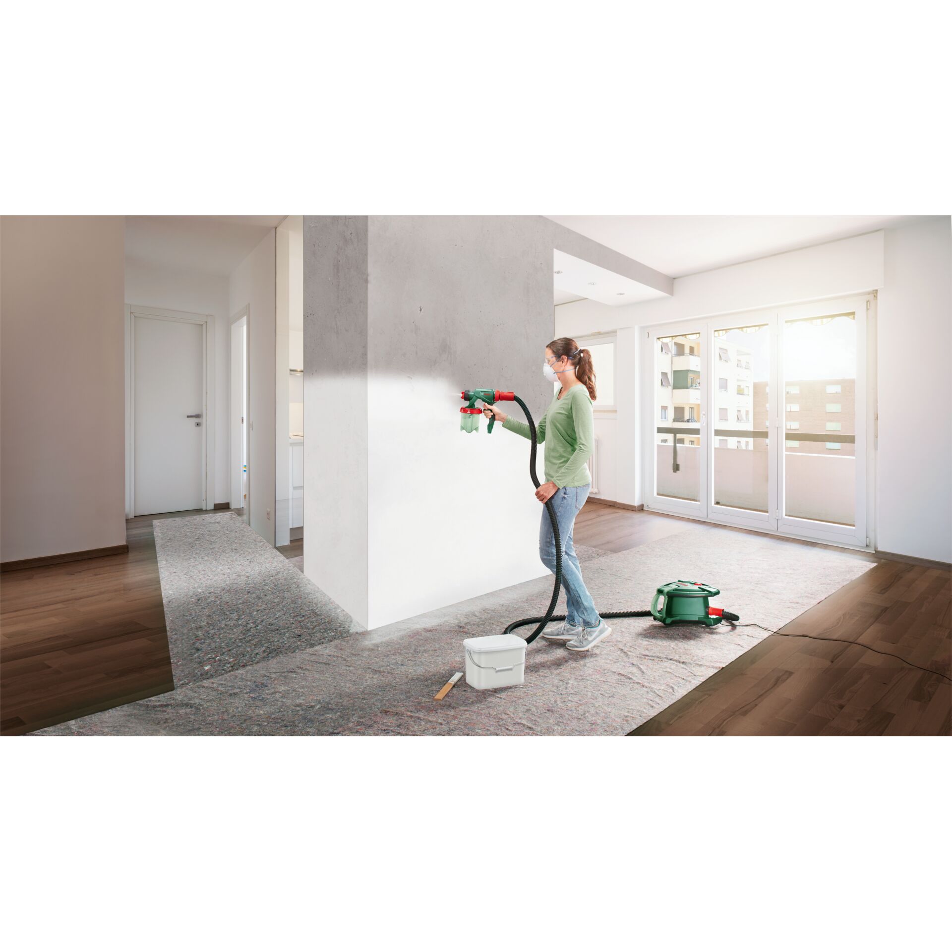 Drinnen, Innenarchitektur, Person, Reinigen, Schuh