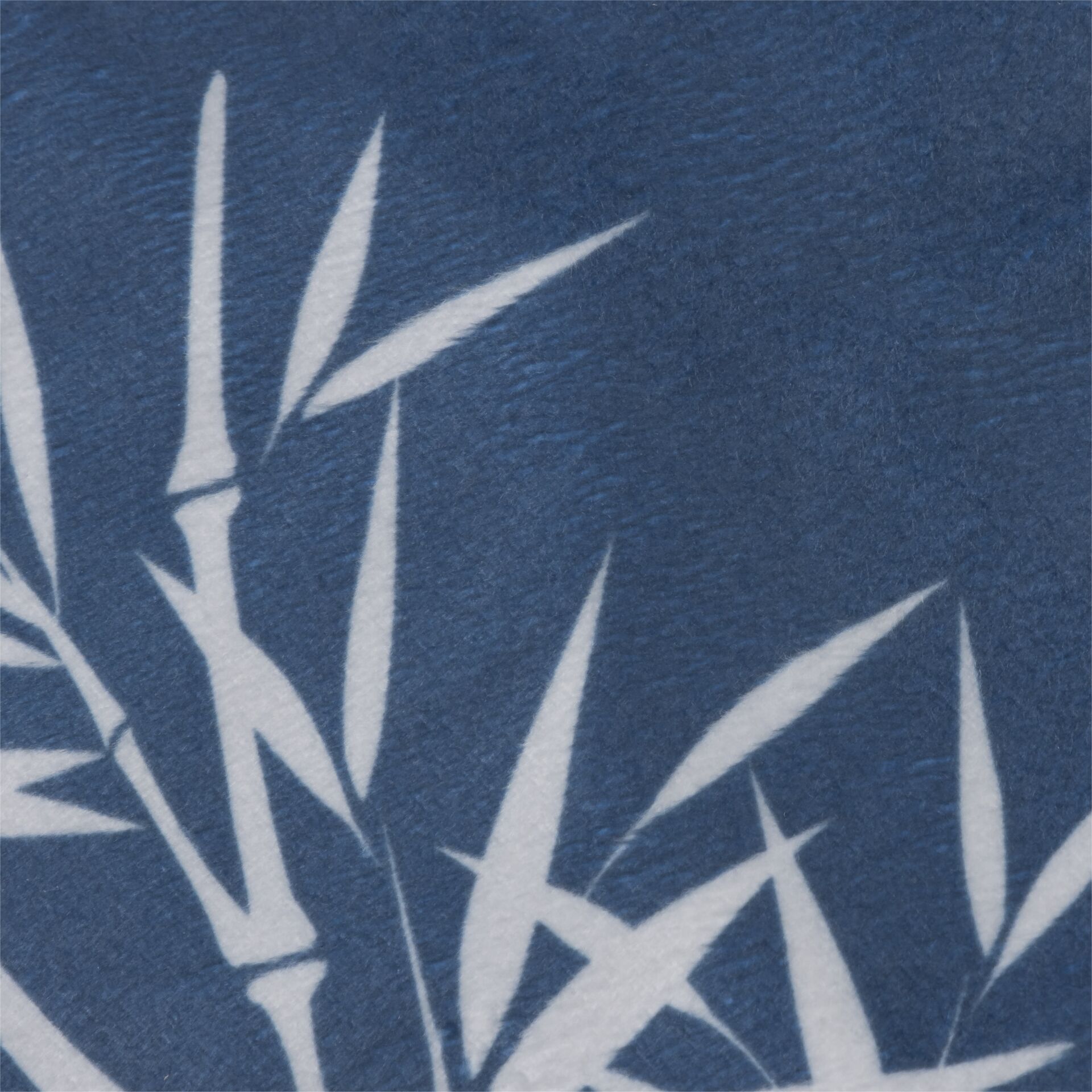 blaues textiles, Blättermuster, Stofftextur, Druckdesign, Blaue Farbe