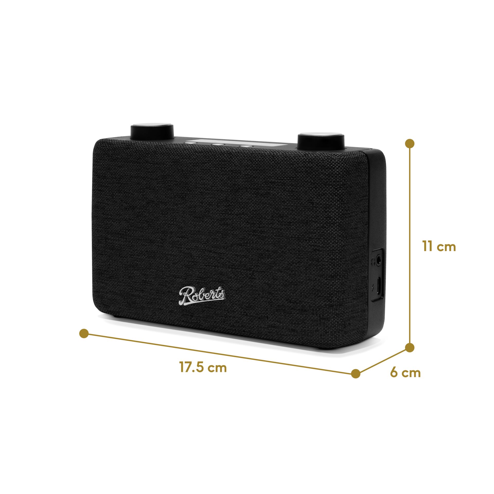 Lautsprecher, Bluetooth, Kompakt, Schwarz, Stoffhülle