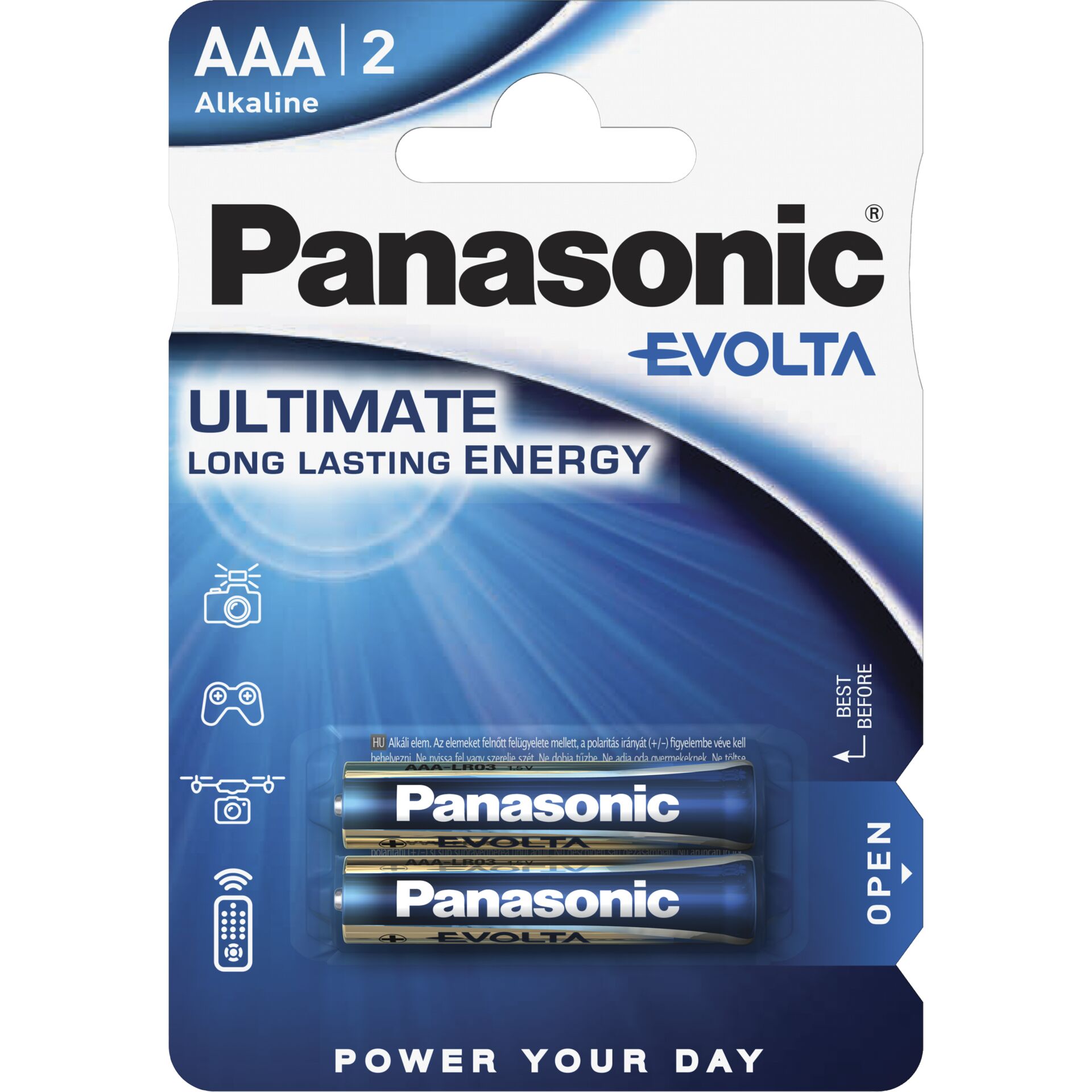 1x2 Panasonic Evolta LR 03 Micro  AAA                  LR03EGE/2BP