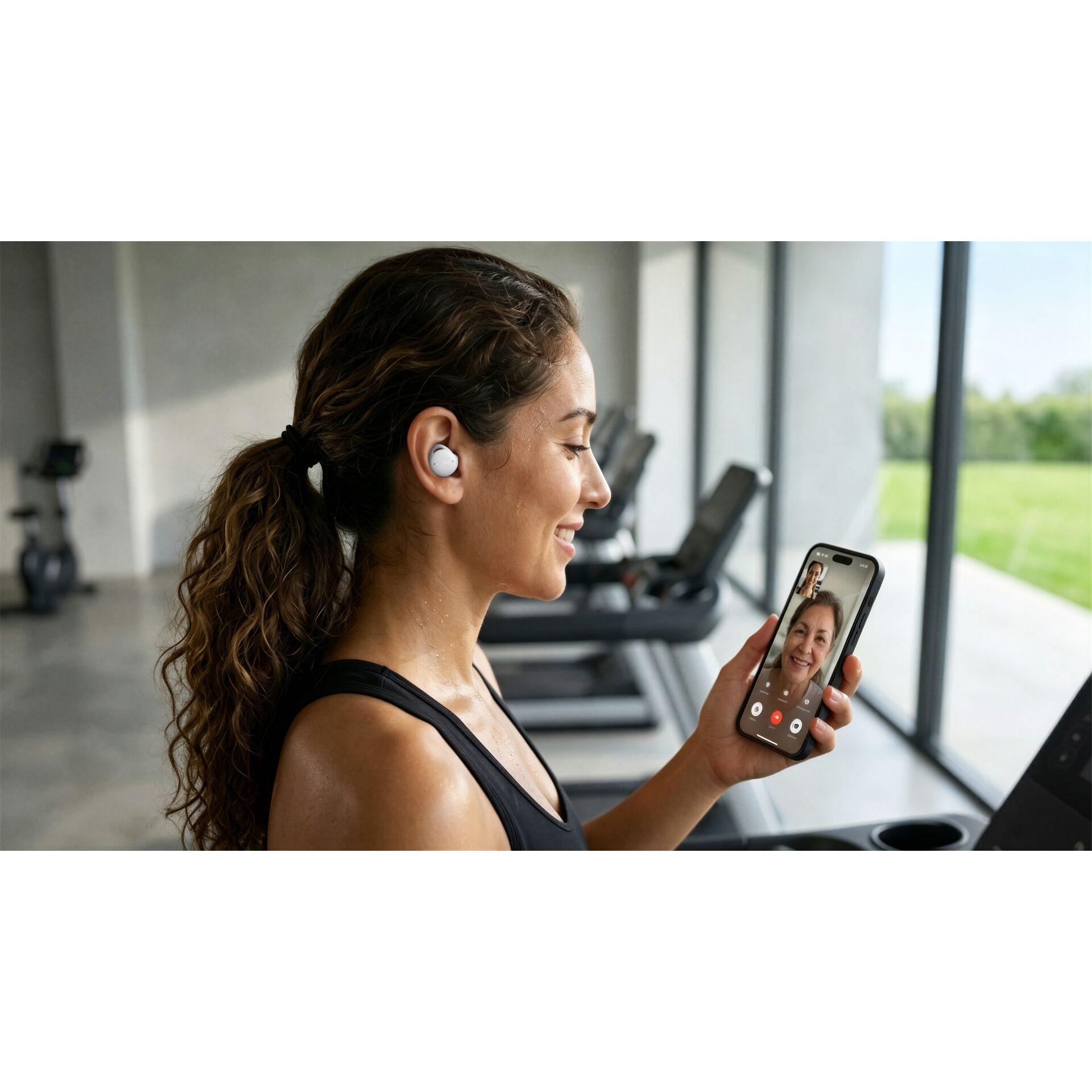 Kopfhörer, True Wireless, Fitness, Körper, Schwarz