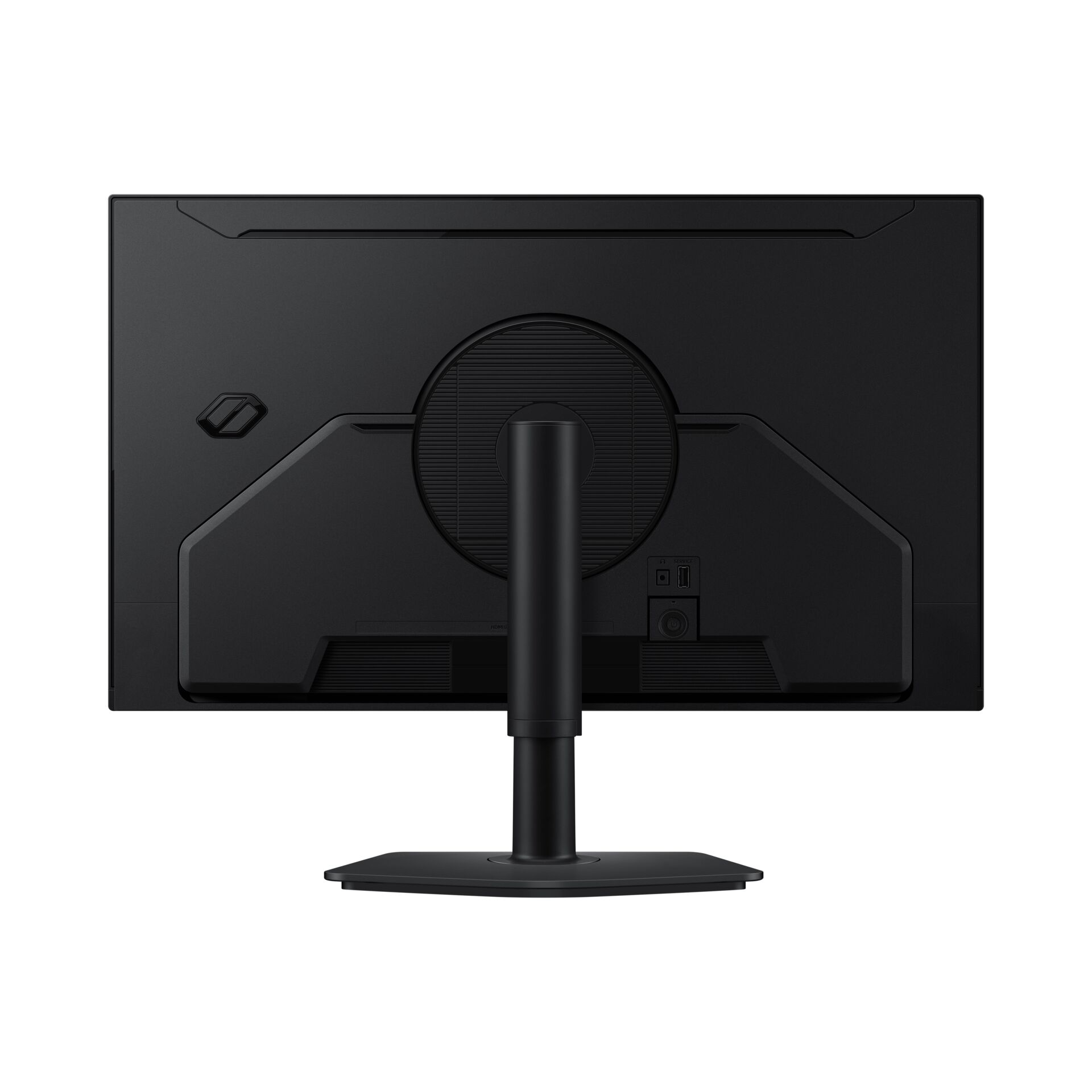 monitor, computermonitor, LCD, Ständer, Anschlüsse hinten