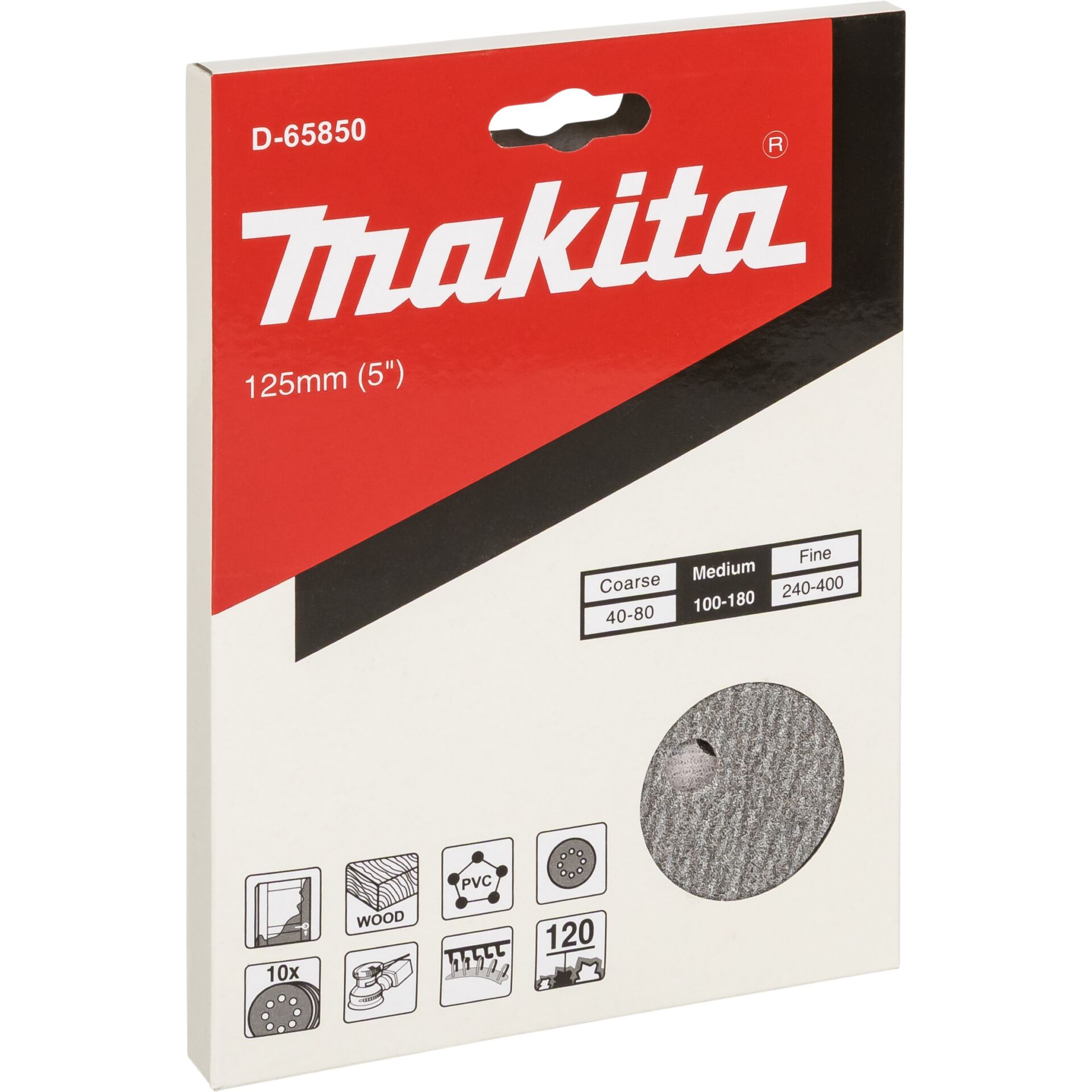 Makita Schleifpap. Kl. 125mm  K120(10)