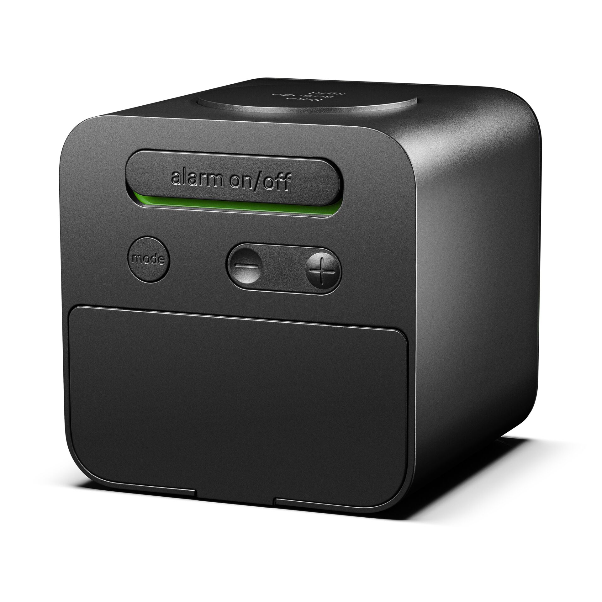 Wecker, Wecker, Digital, Bedienknöpfe, Schwarz