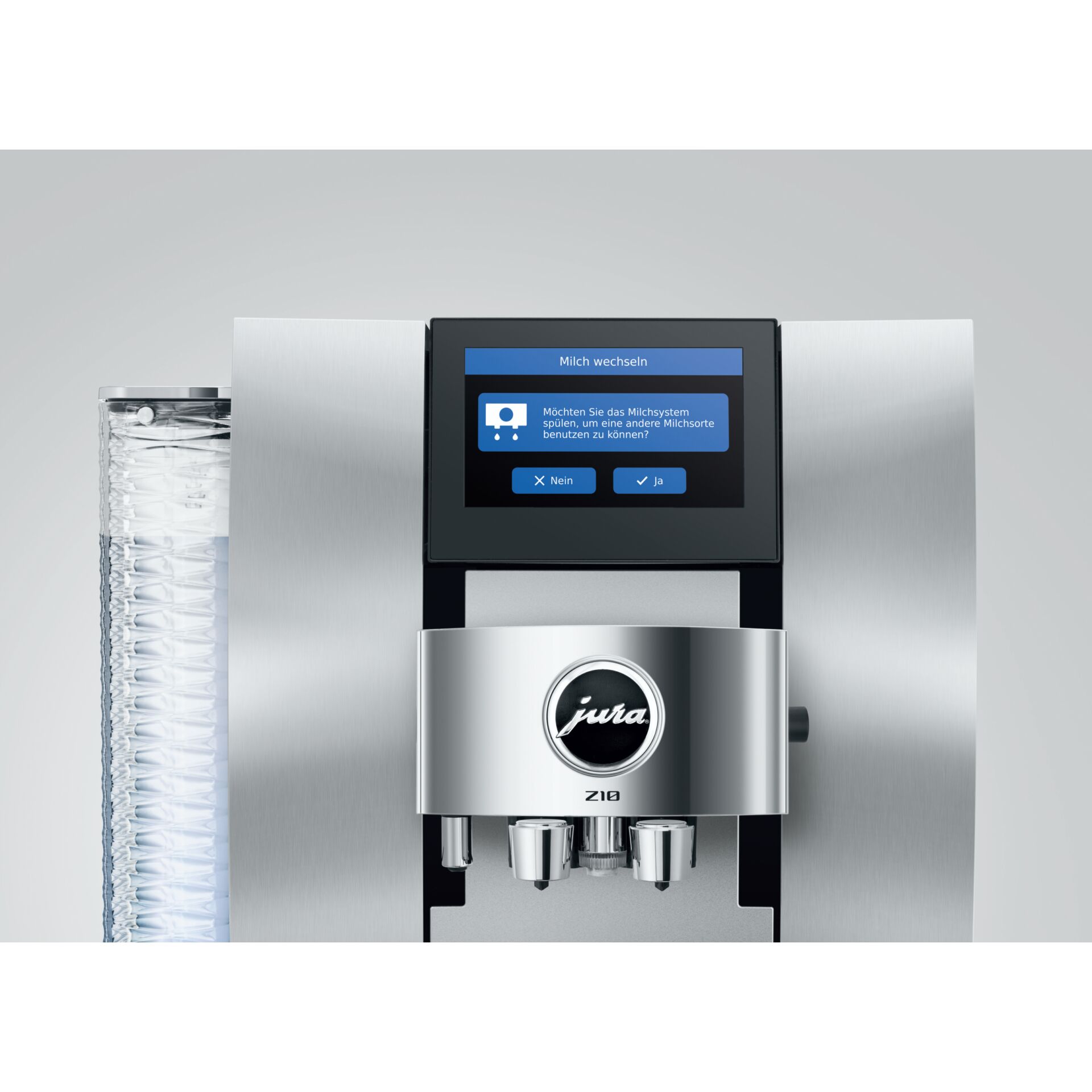 Espresso-Maschine, Kaffeemaschine, Kaffeeautomat, Inox, Display touchscreen