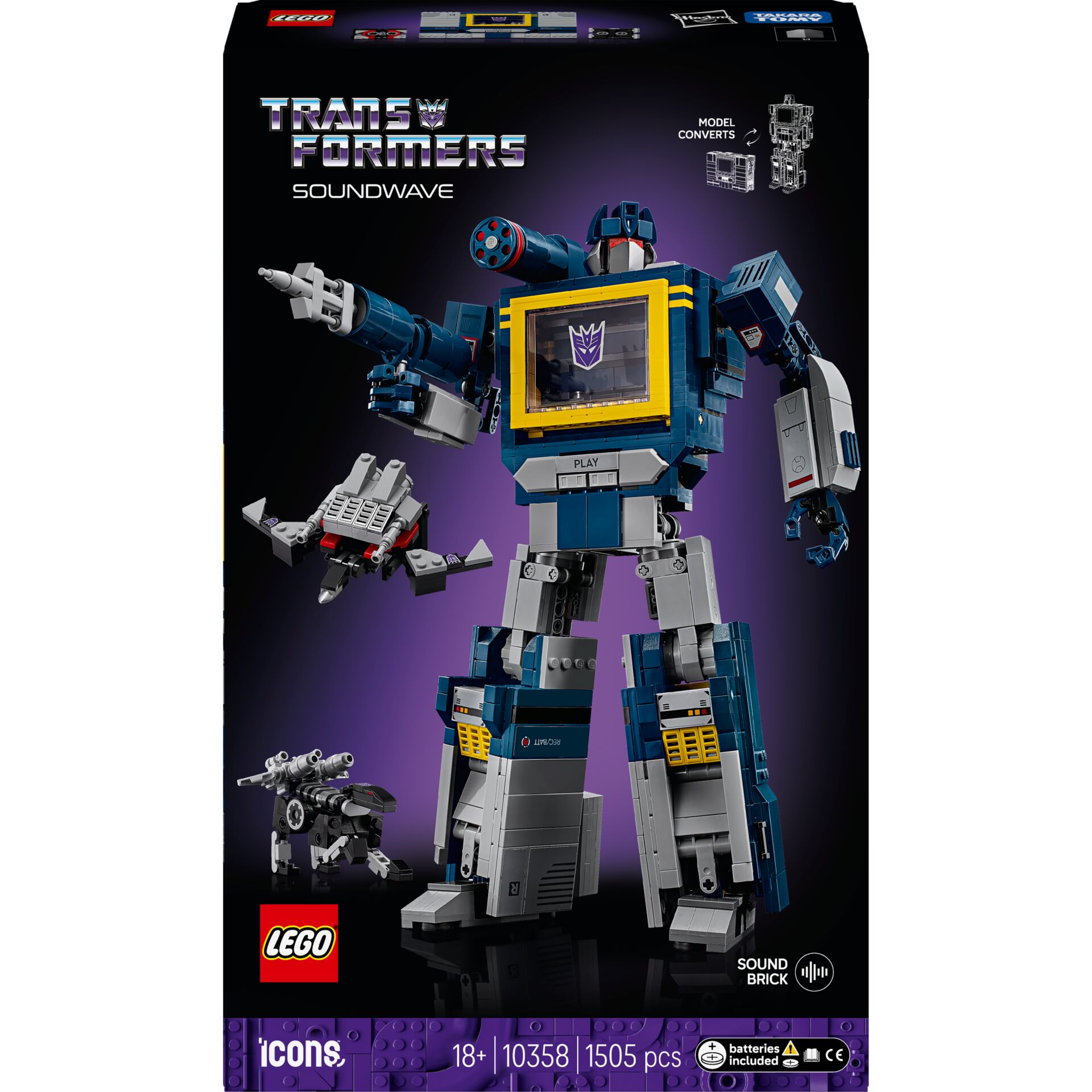 LEGO Icons 10358  Transformers: Soundwave