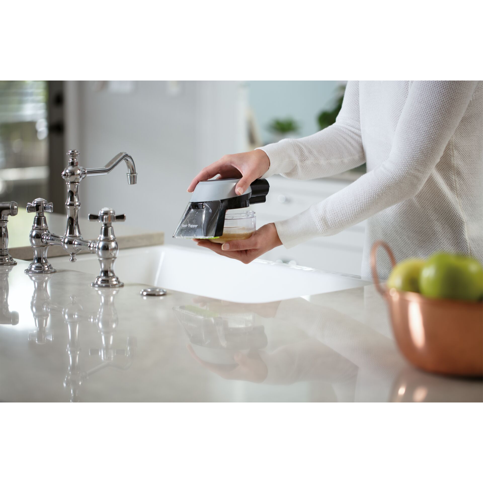 Sinken, Waschbeckenhahn