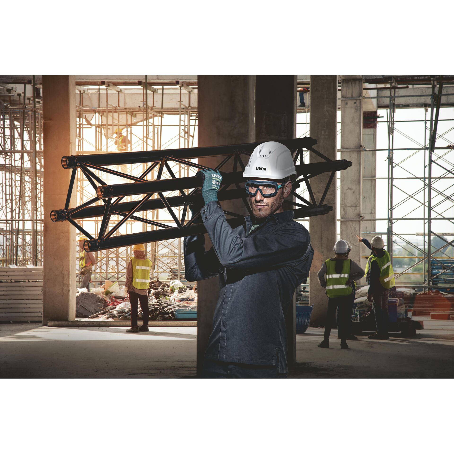 Schutzhelm, Helm, Person, Arbeiter, Handschuh