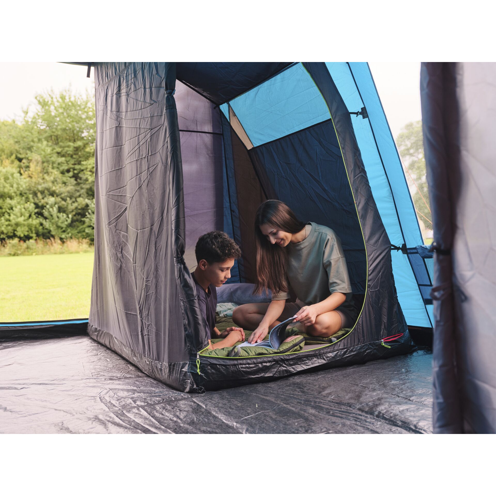 Zelt, Person, Draußen, Campen