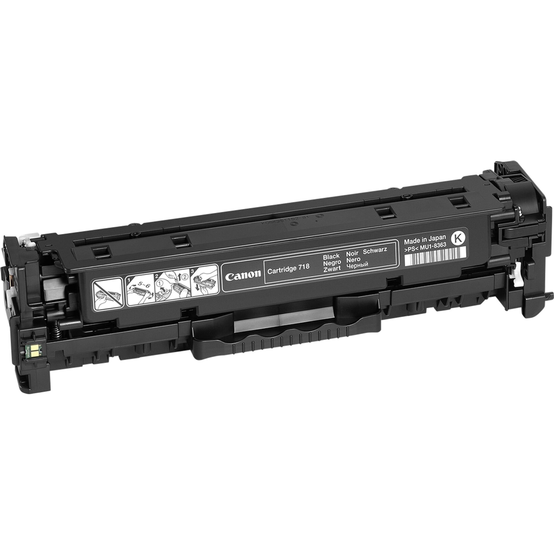 Canon Toner Cartridge 718 BK schwarz Computerausrüstung, Elektronik, Hardware, Pistole, Waffe