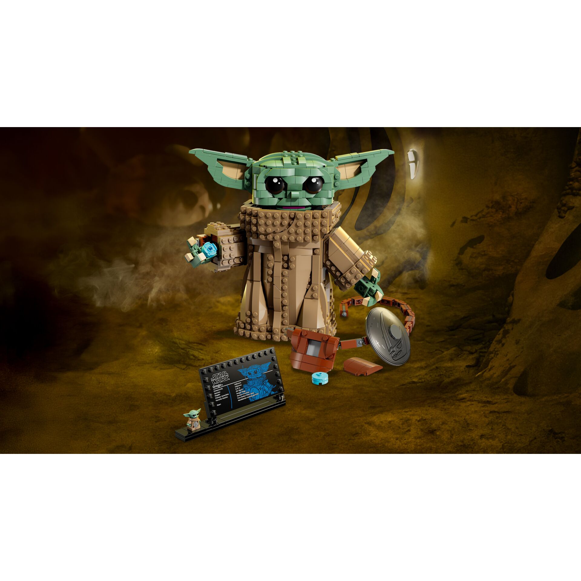Lego, Grogu, Figur, Bricks, Säule