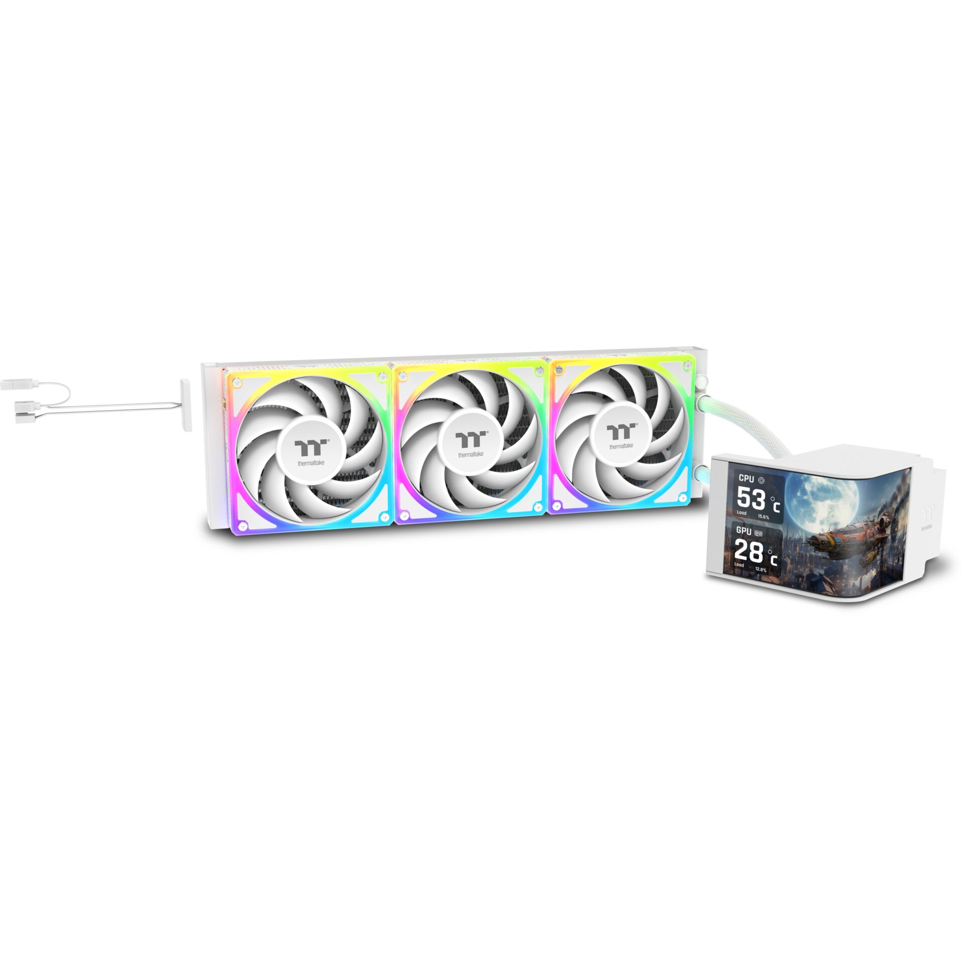 Thermaltake MAGCurve 360 Ultra  Snow AIO ARGB Fan
