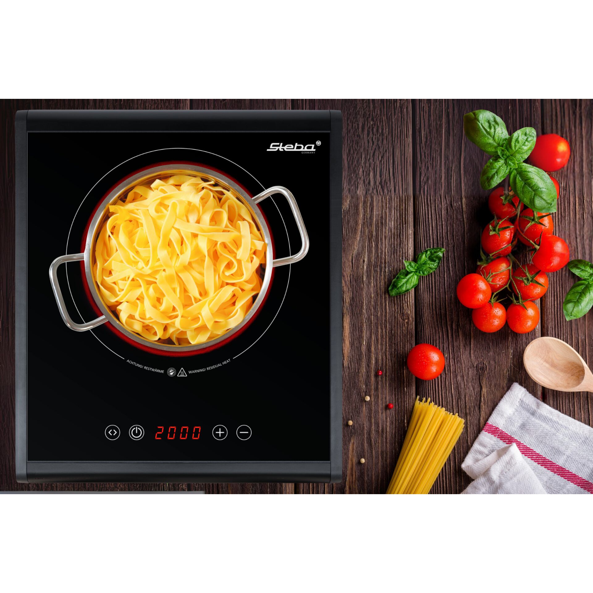 Kochfeld, Drinnen, Küche, Essen, Nudel