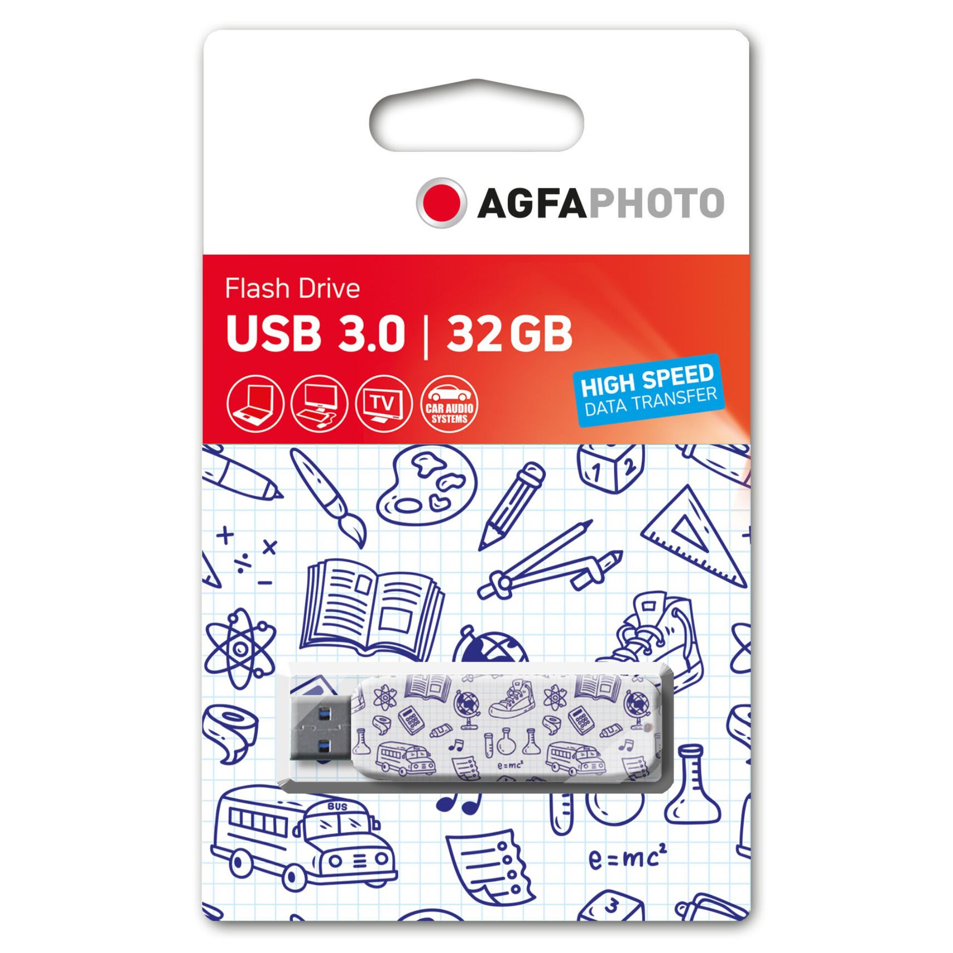 AgfaPhoto USB 3.0           32GB  Motiv Schule