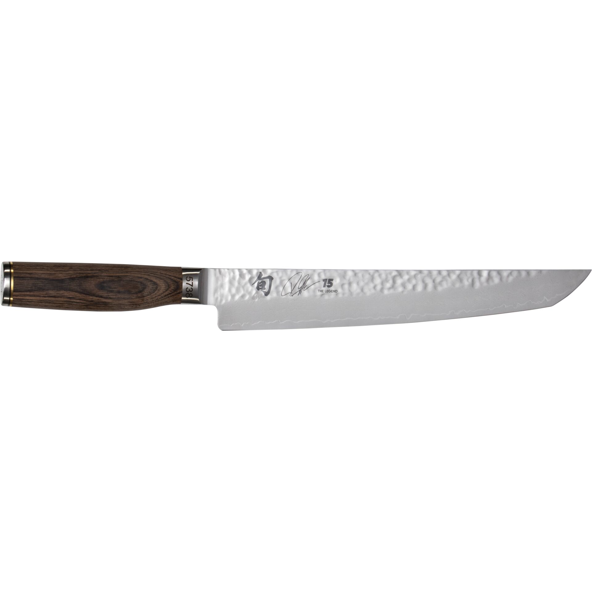 Chefmesser, Klingenlänge, Damast-Keramik?, Holzgriff, Kochmesser