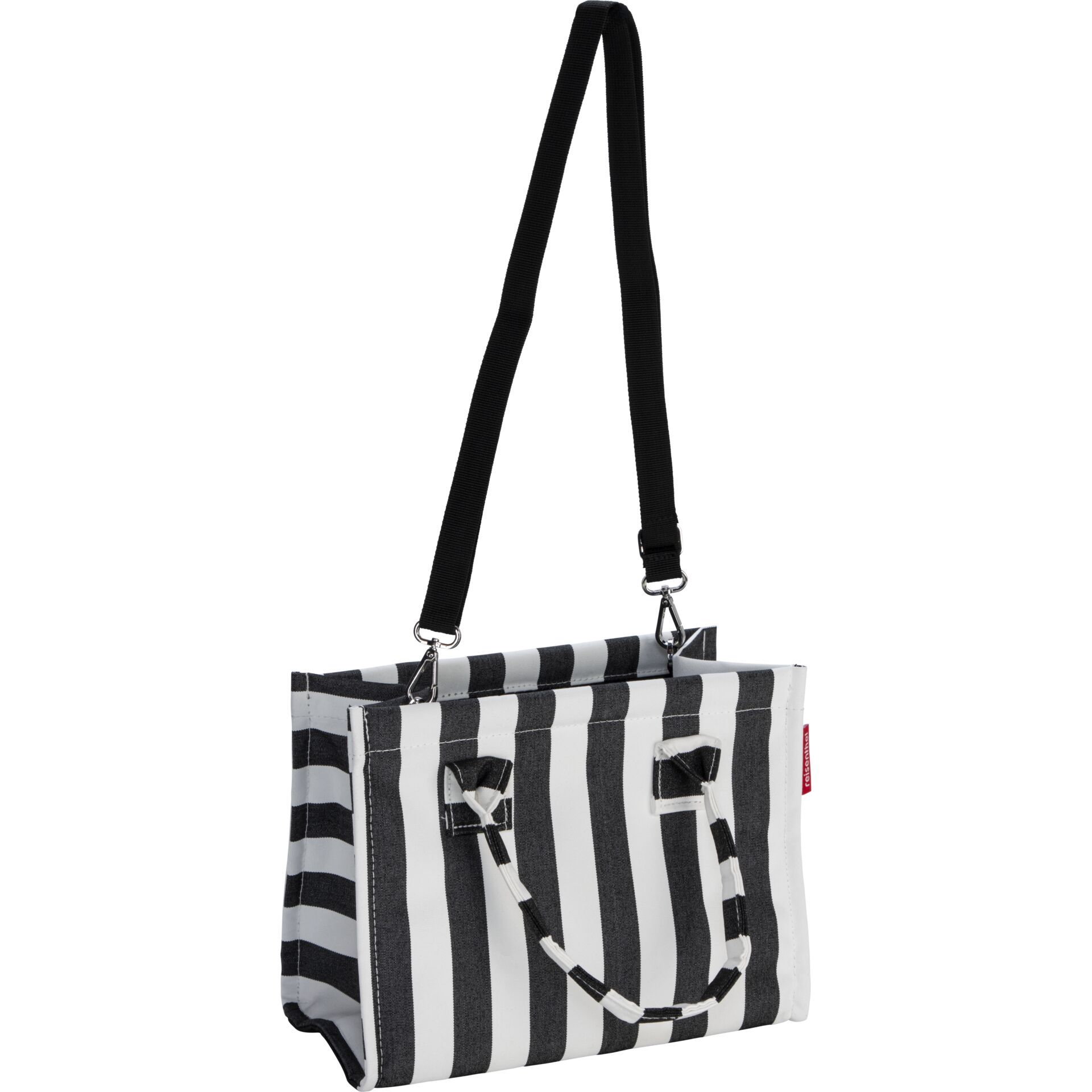 Reisenthel dailyshopper XS  summerstripes black