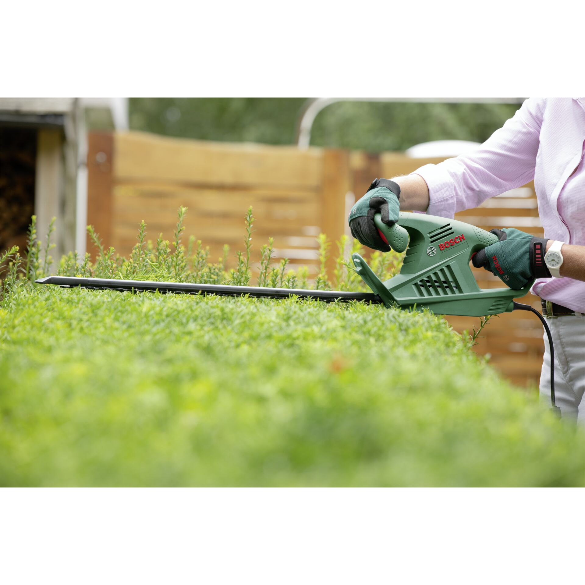 Gras, Rasen, Handschuh, Armbanduhr, Gerät
