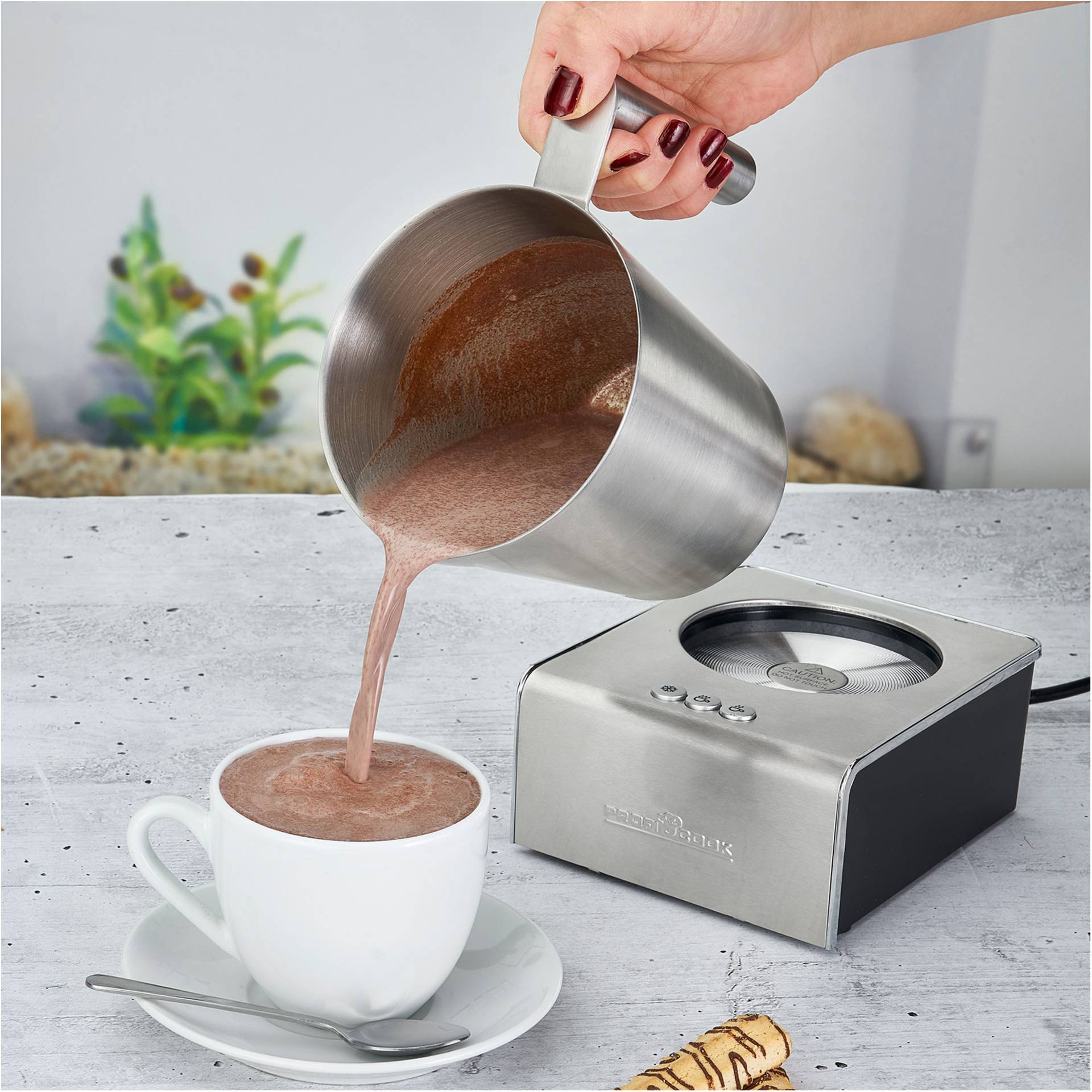 Pokal, Kochen, Essen einschenken, Kaffeetasse, Heiße Schokolade