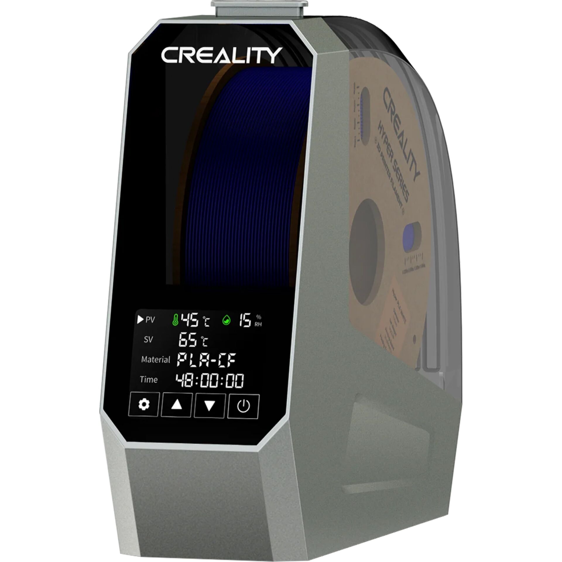 3D-Drucker, Filament, PLA-CF, blau, kompakt
