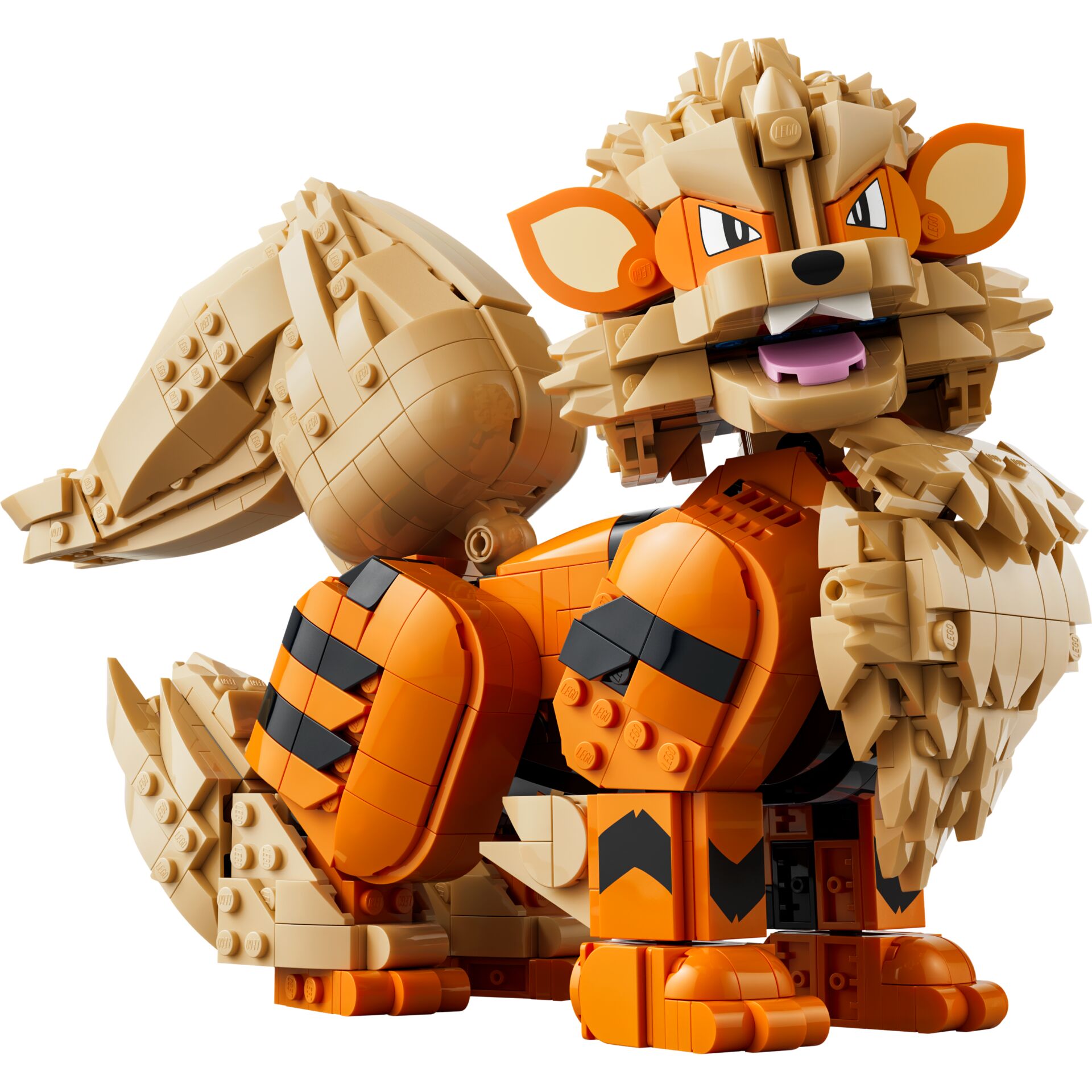 Lego Figur, Tierfigur, Löwe, Kuscheltier, Bausteine