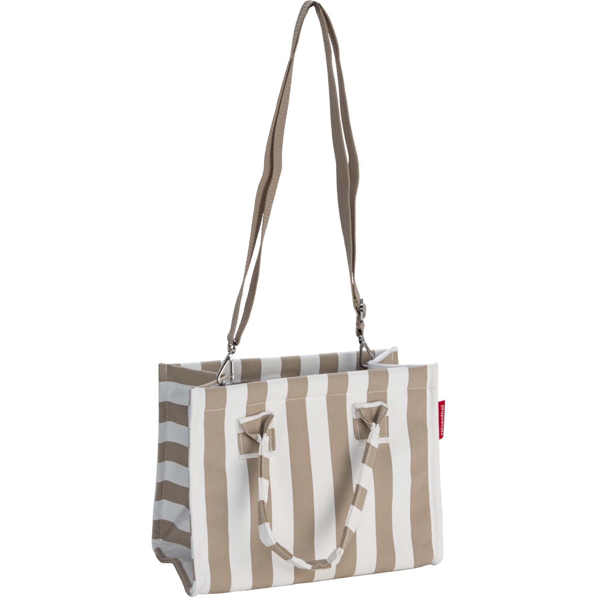 Reisenthel dailyshopper XS  summerstripes coffee