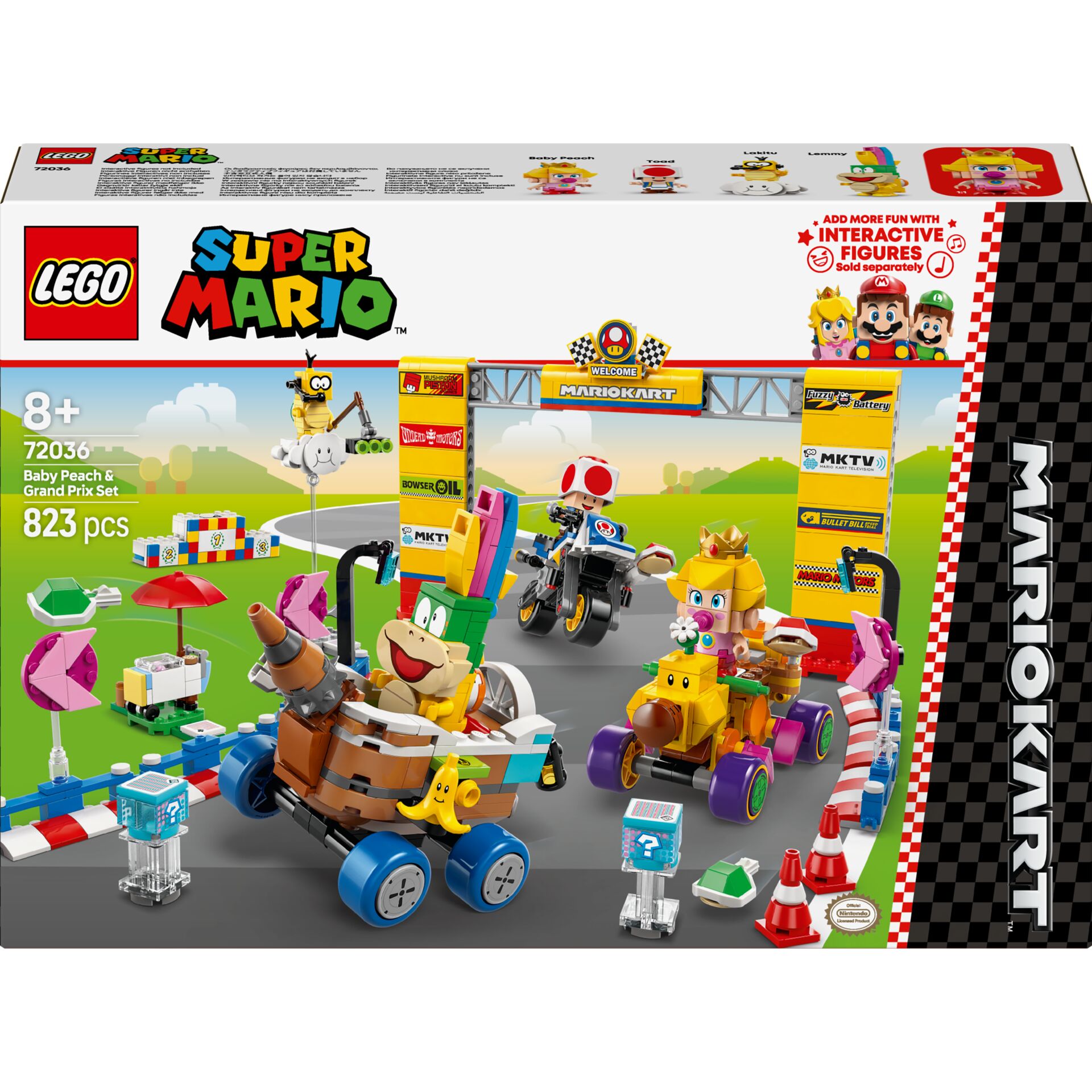 LEGO Super Mario 72036  Baby Peach & Grand Prix-Set