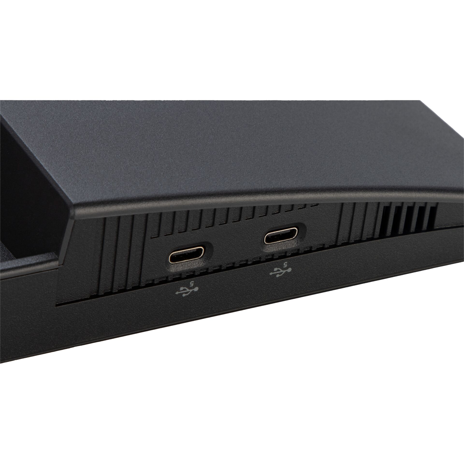 USB-C, Docking Station, Anschlüsse, schlankes Design, Schwarz
