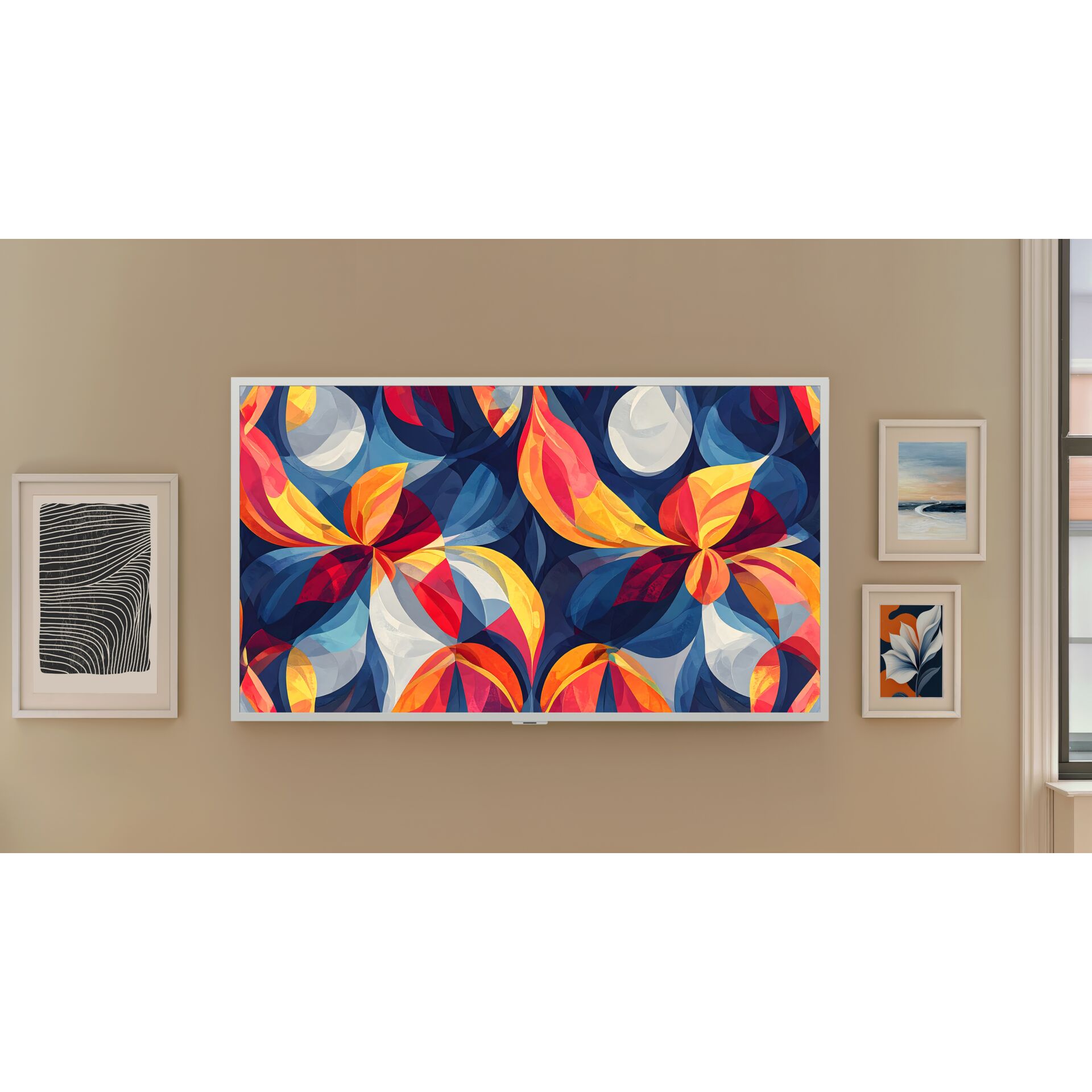  abstrakte Kunst, bunte Wanddekoration, gerahmtes Druckwerk, Leinwandkunst, Wohnzimmerdeko