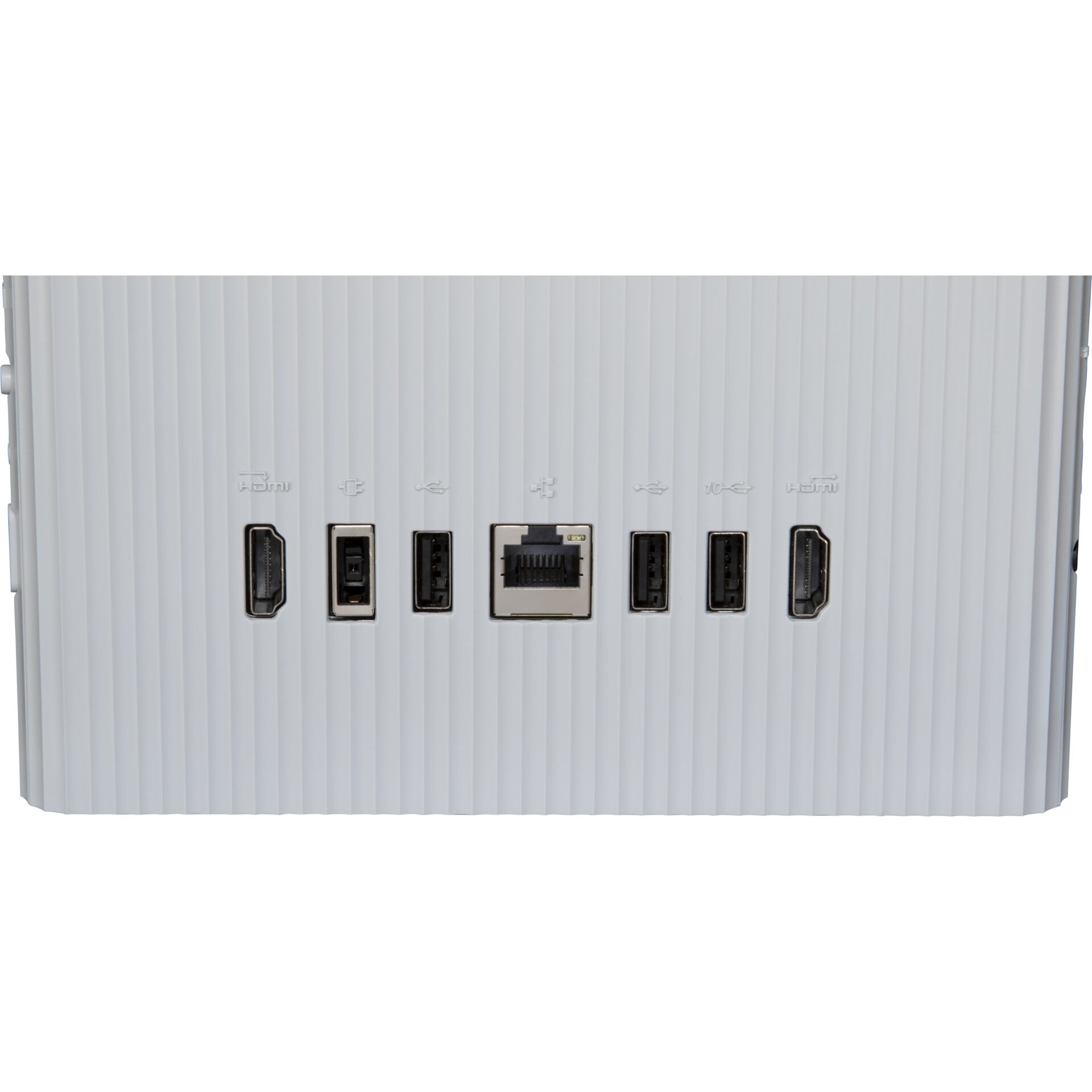 Eingangsanschlüsse, USB-A, RJ-45, HDMI, Netzwerkport