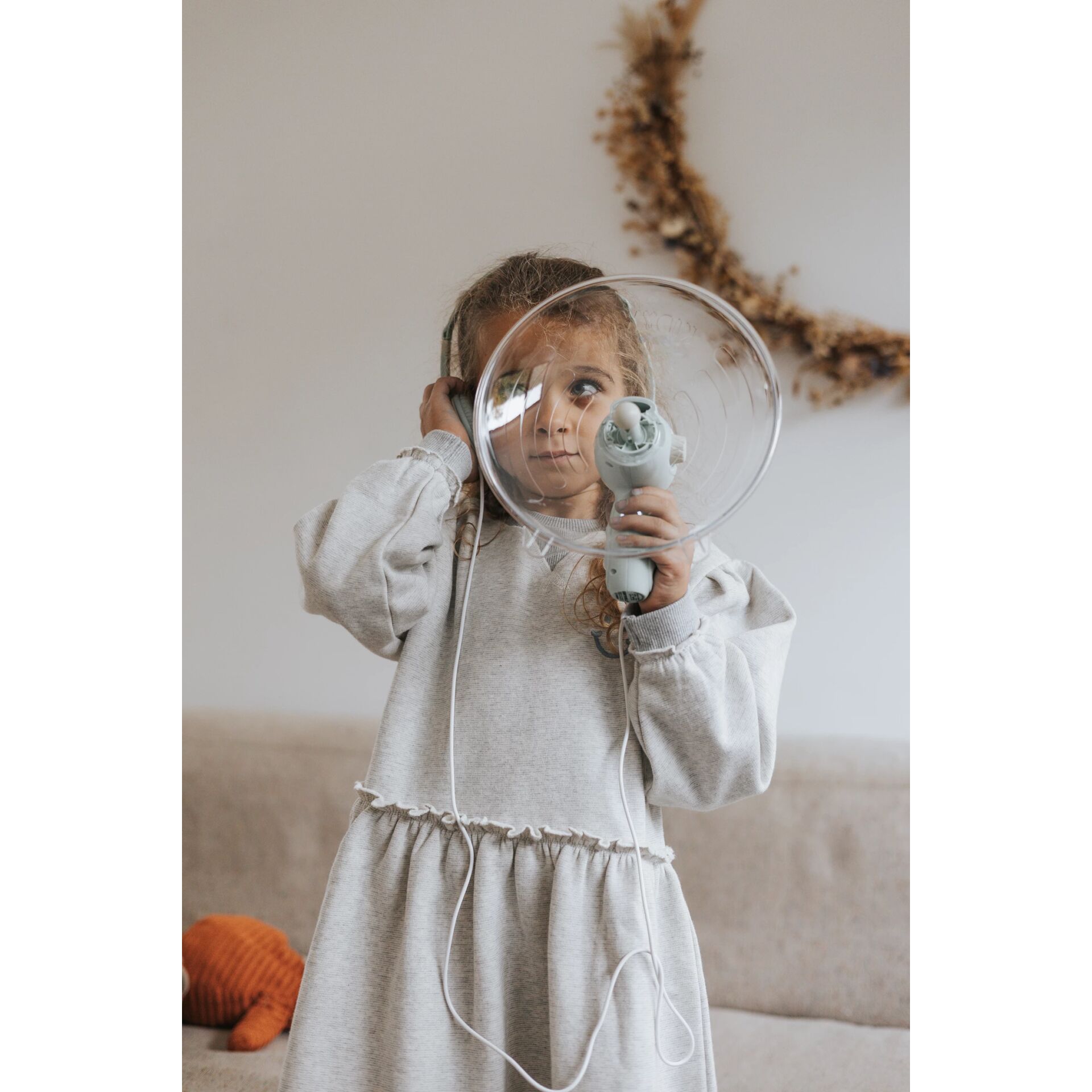 Kinder, Kostüm, Headset, Rundes Spielzeug, Schirm?