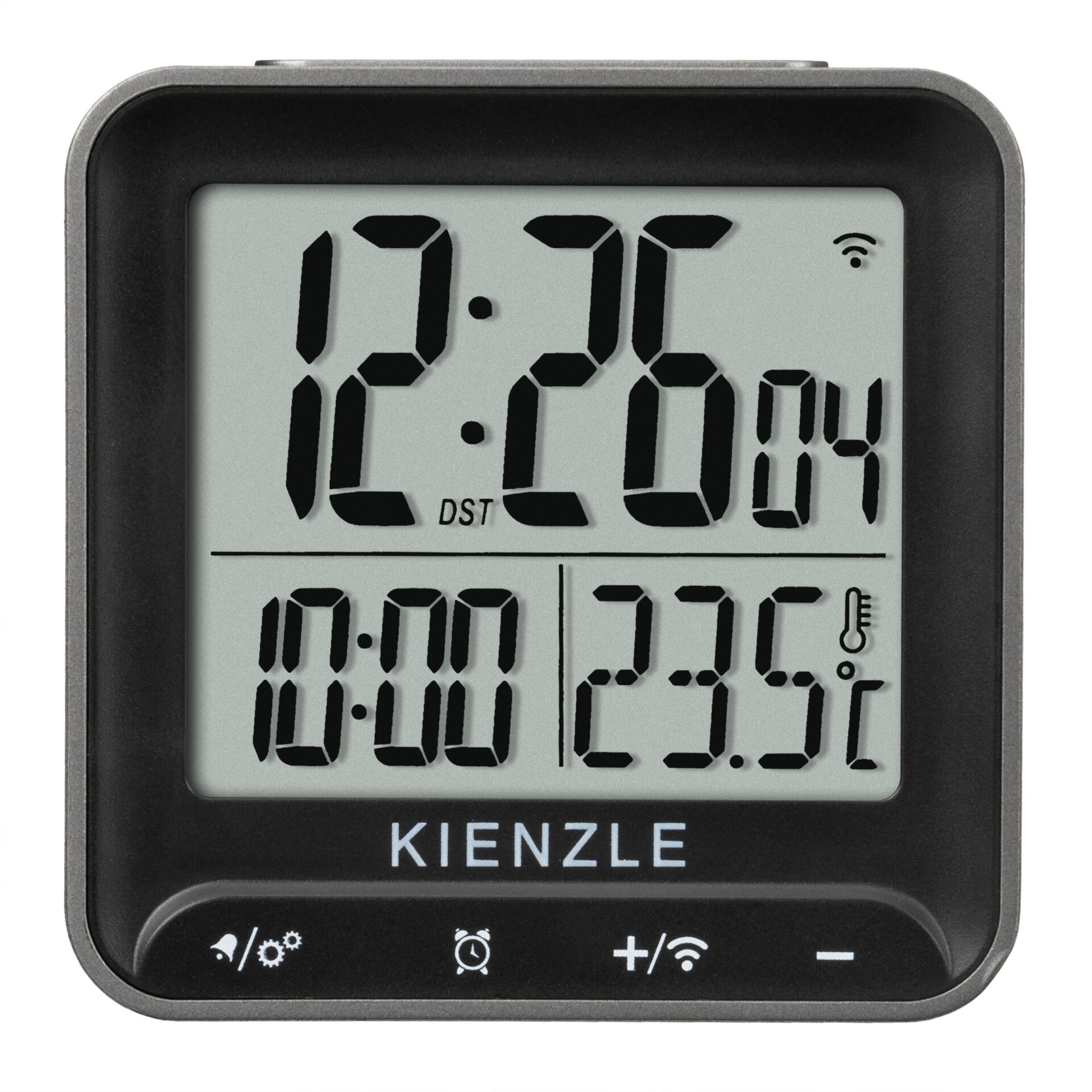 KIENZLE Digitaler Funkwecker  Quadratisch