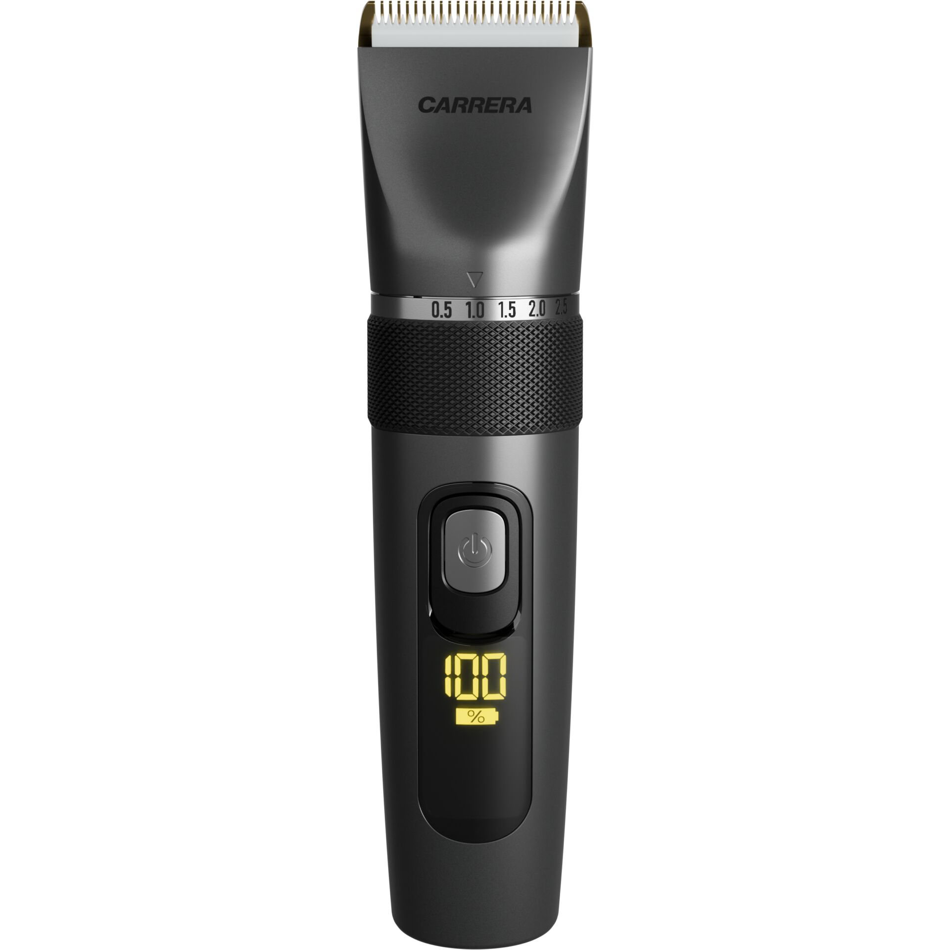 Haartrimmer, Trimmer, Rotationsmesser, LED Display, 0.5–2.5 mm Schritte
