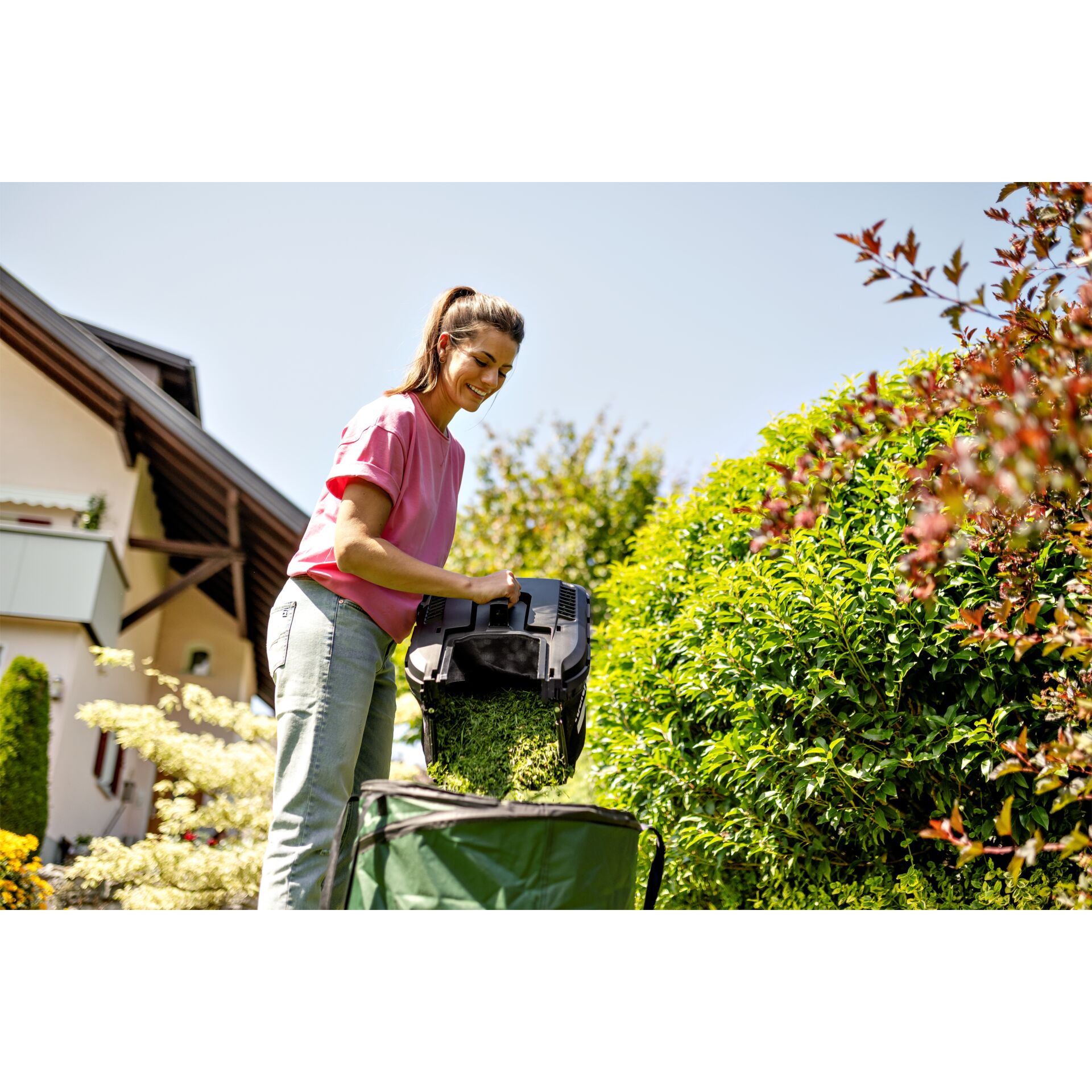 Gras, Pflanze, Rasen, Person