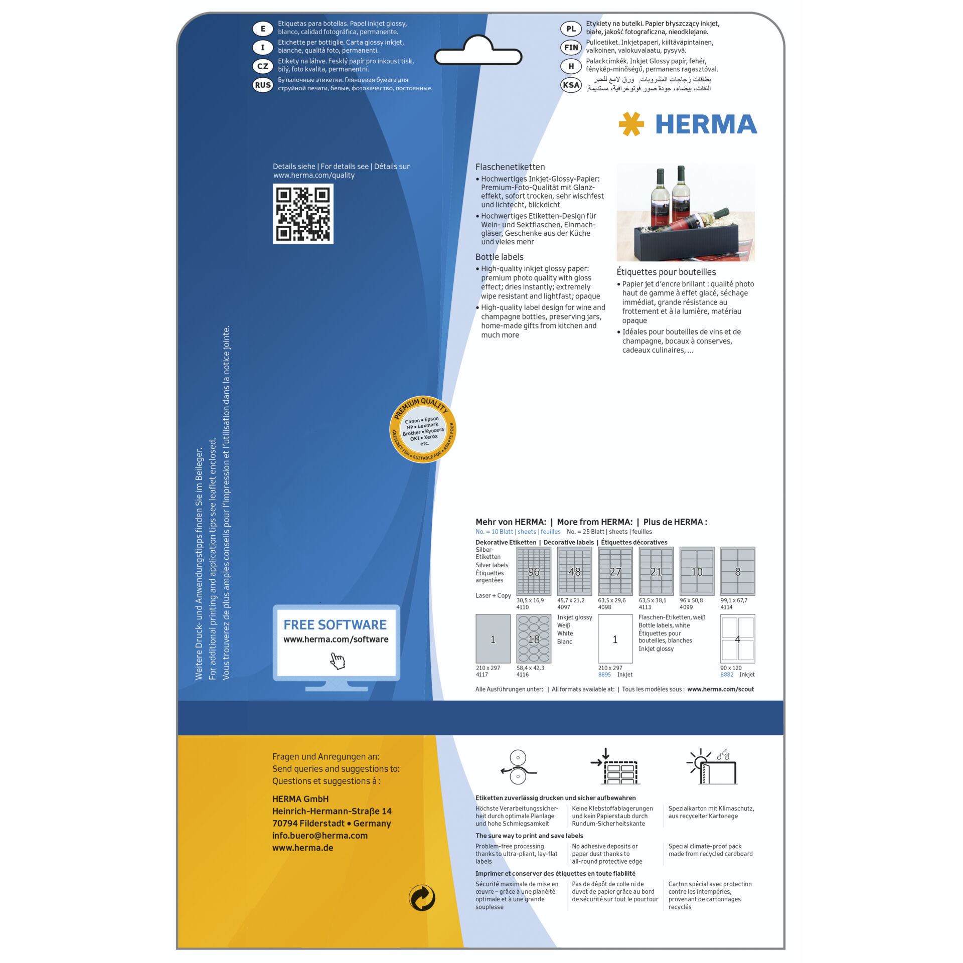 Werbung, Plakat, QR-Code