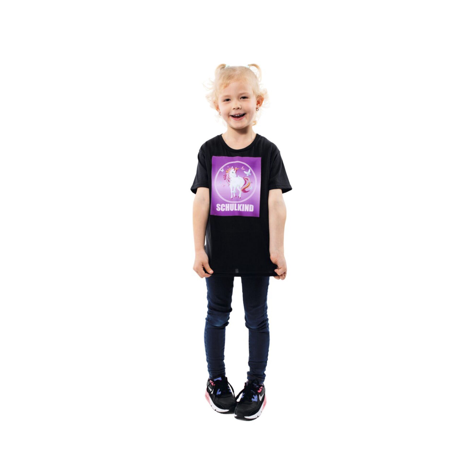 T-shirt, Hosen, Person, Portrait, Schuh