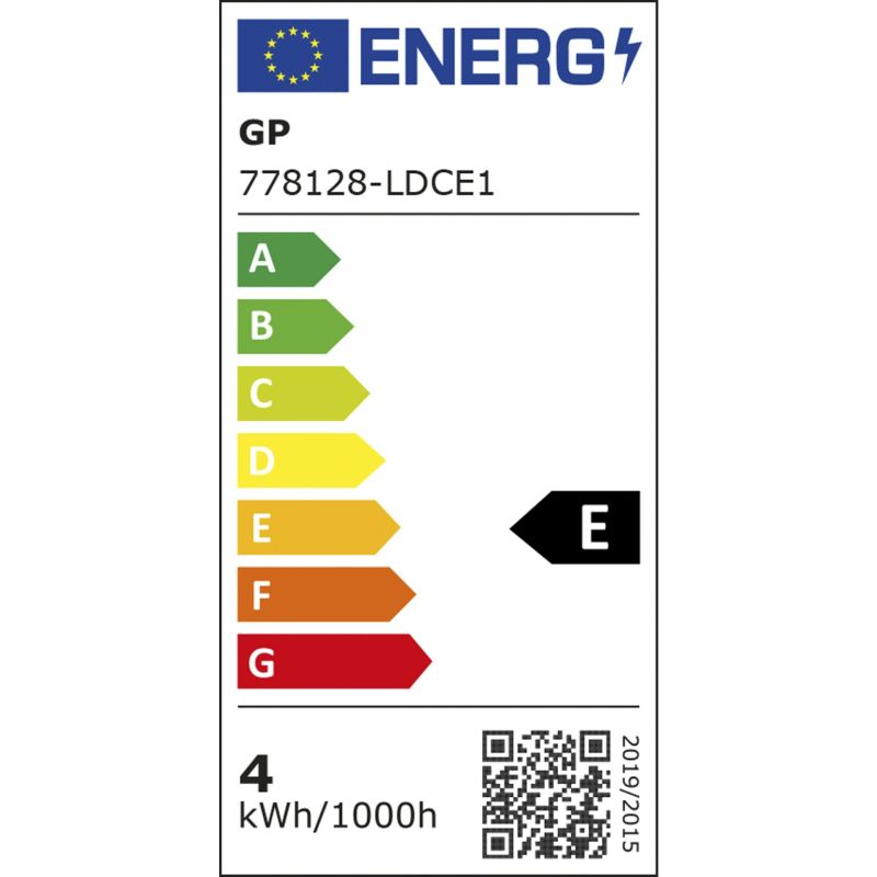GP Lighting Filament Kerze E14  4W (40W) 470 lm        GP 078128 – Energieeffizienzklasse E