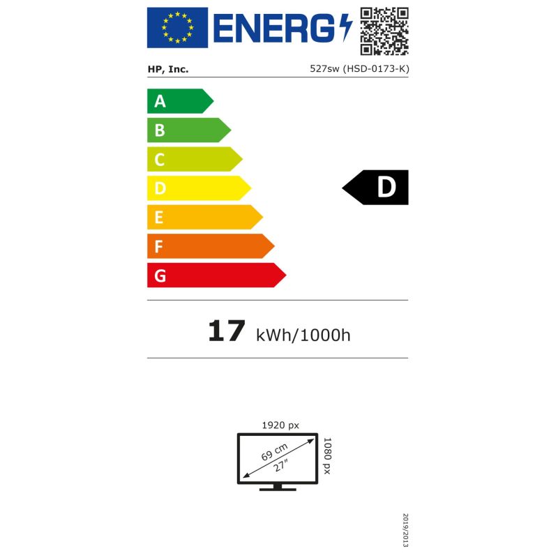 HP 527sw – Energieeffizienzklasse D
